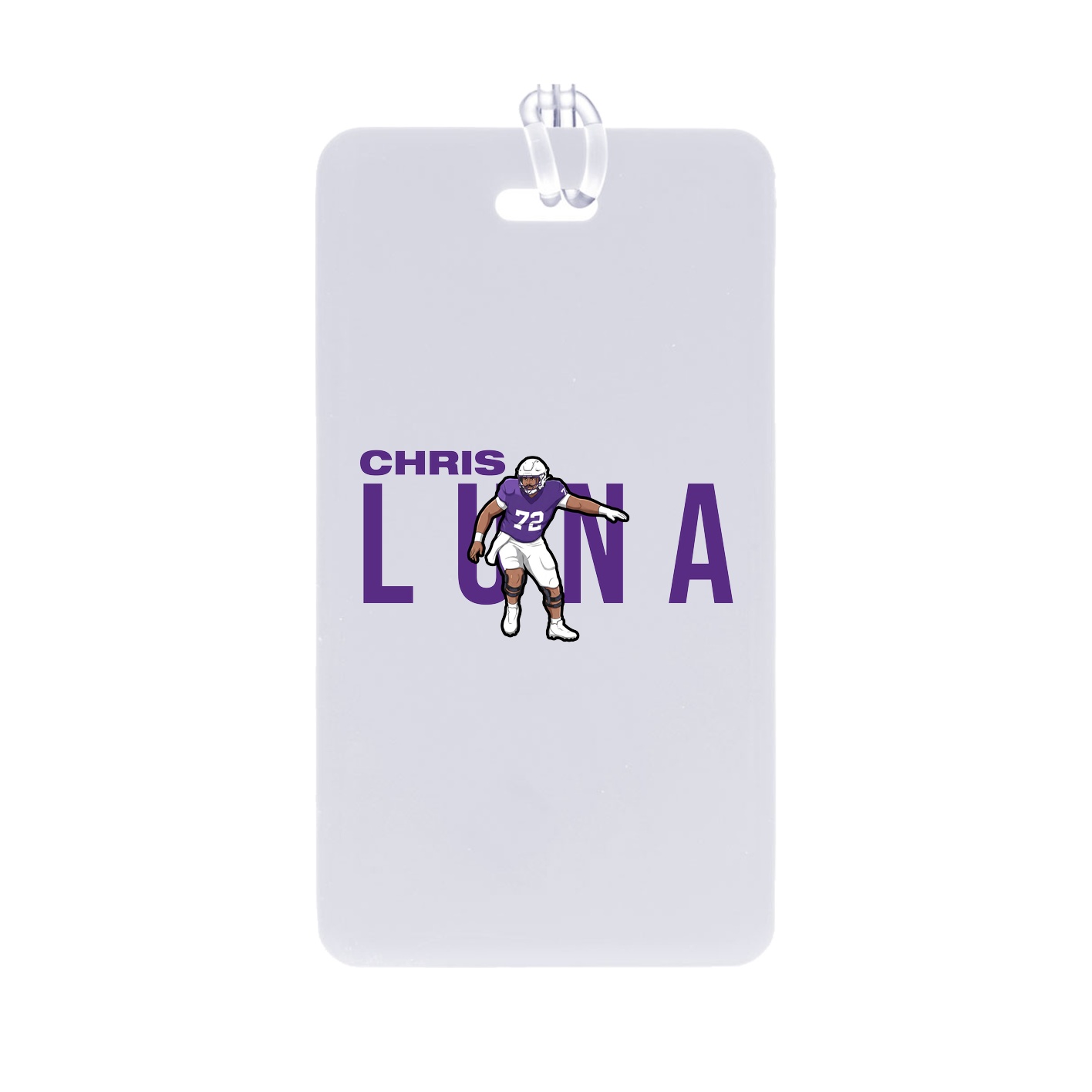 Bag Tag — Player Name in Classic
