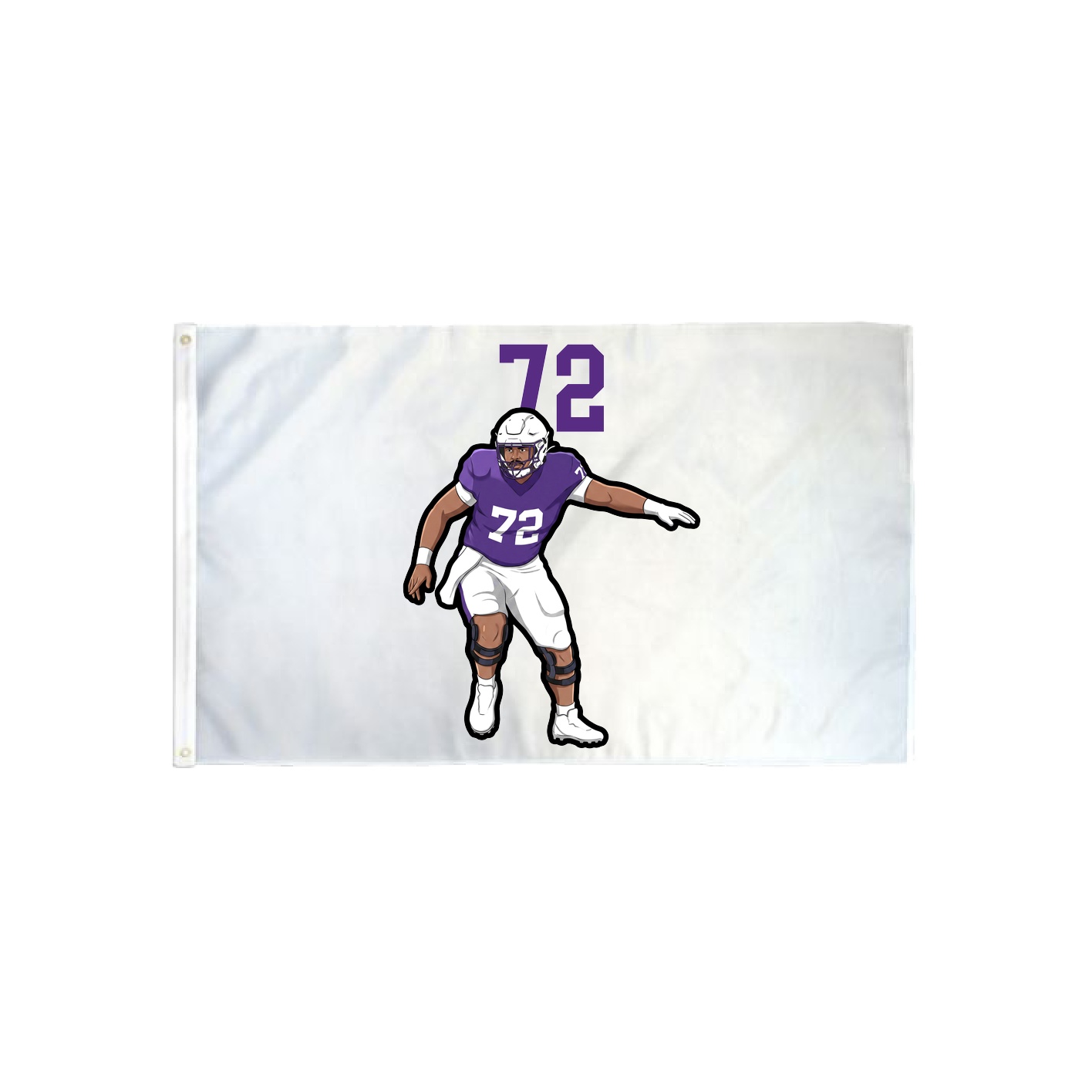 3x5 Flag — Number Top in Classic
