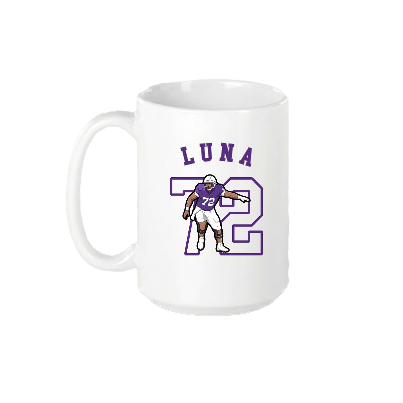 15oz Coffee Mug — Shirsey Arch in White