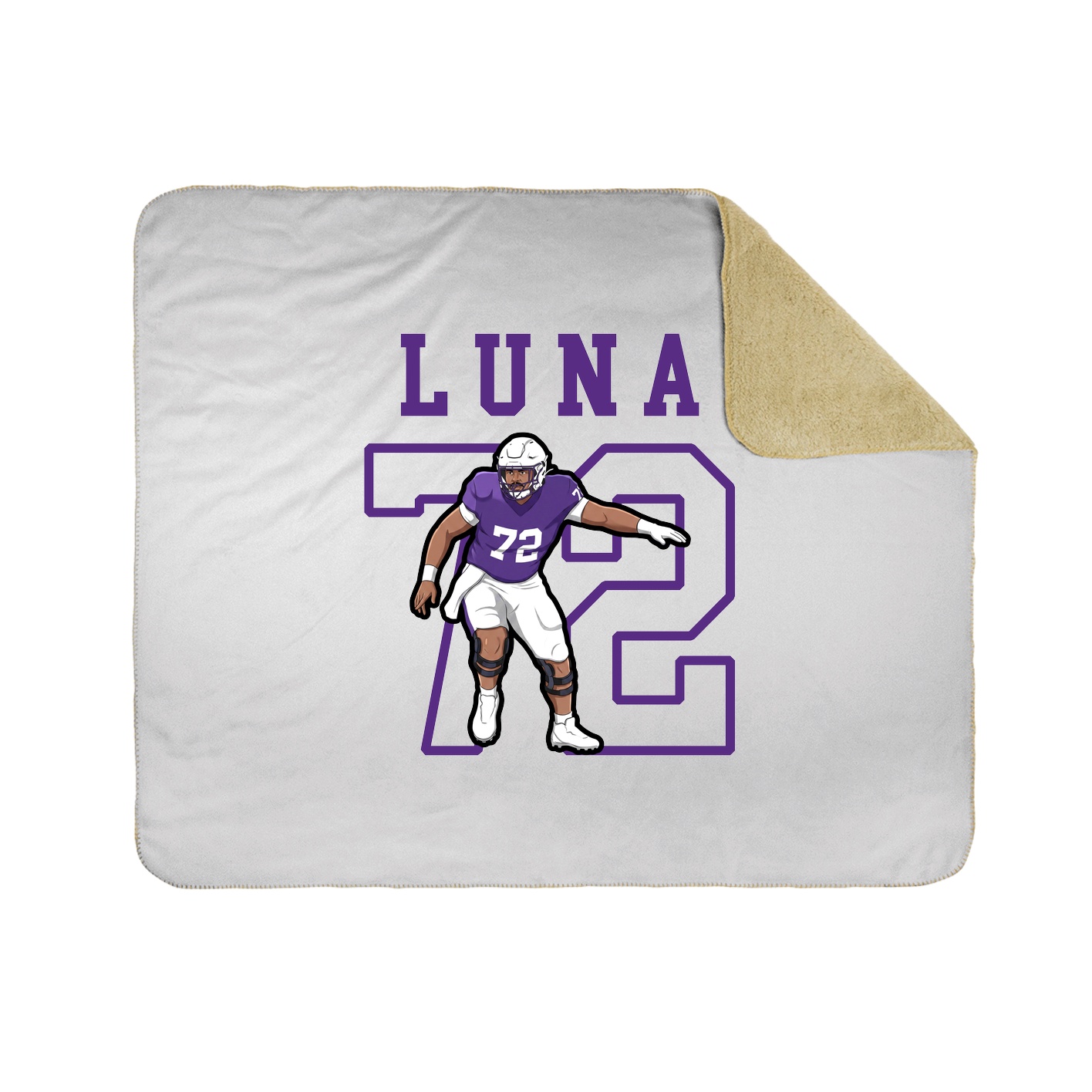 Throw Blanket — Shirsey in White