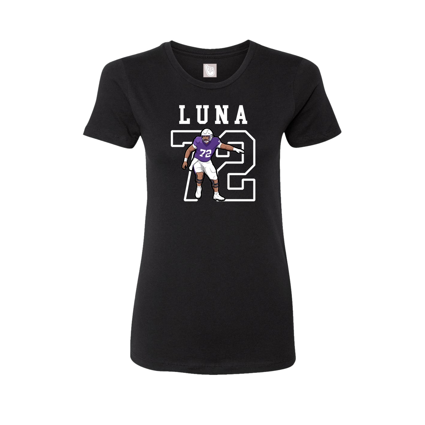 Fitted Women's Tee — Shirsey in Black