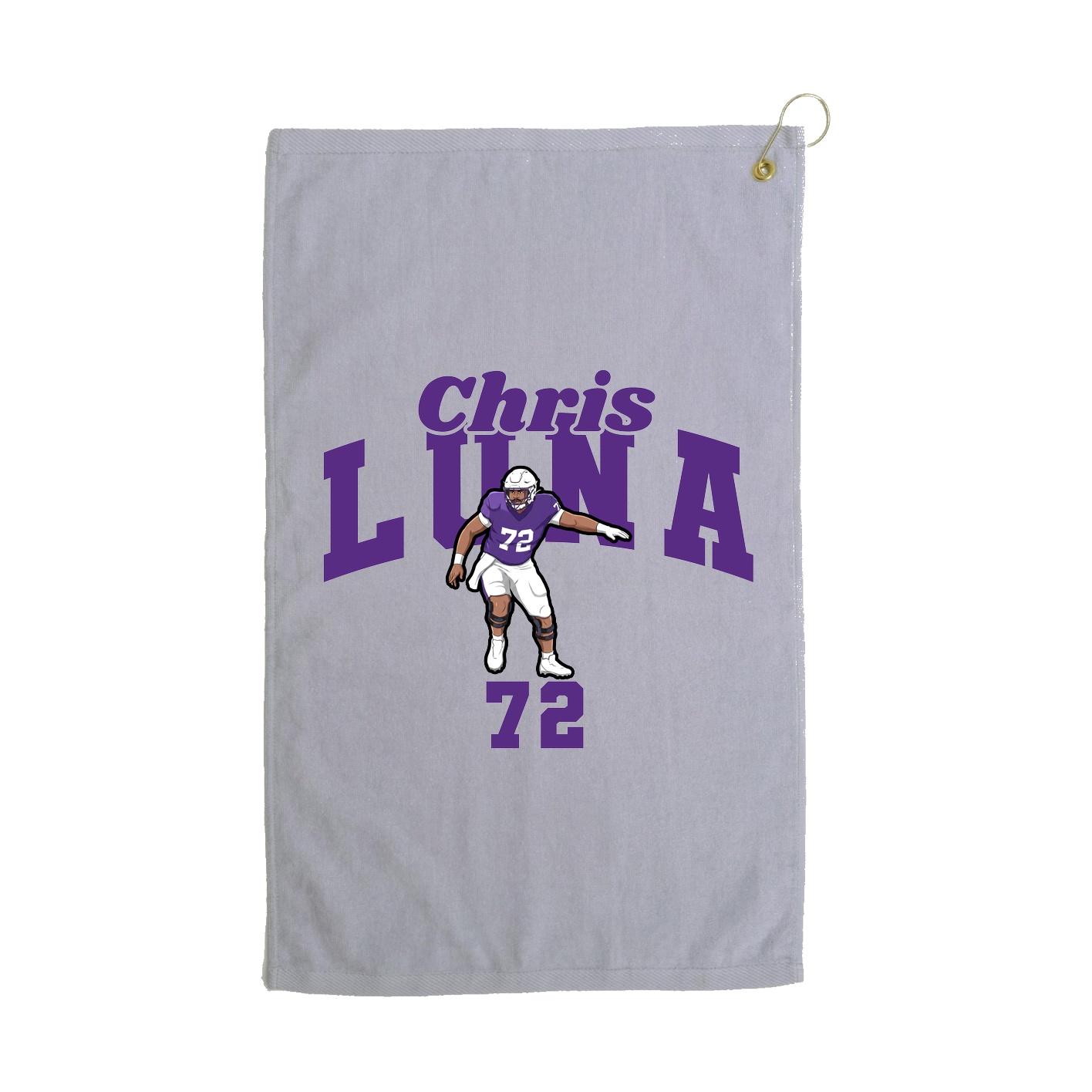Golf Towel — Signature Arch in Grey