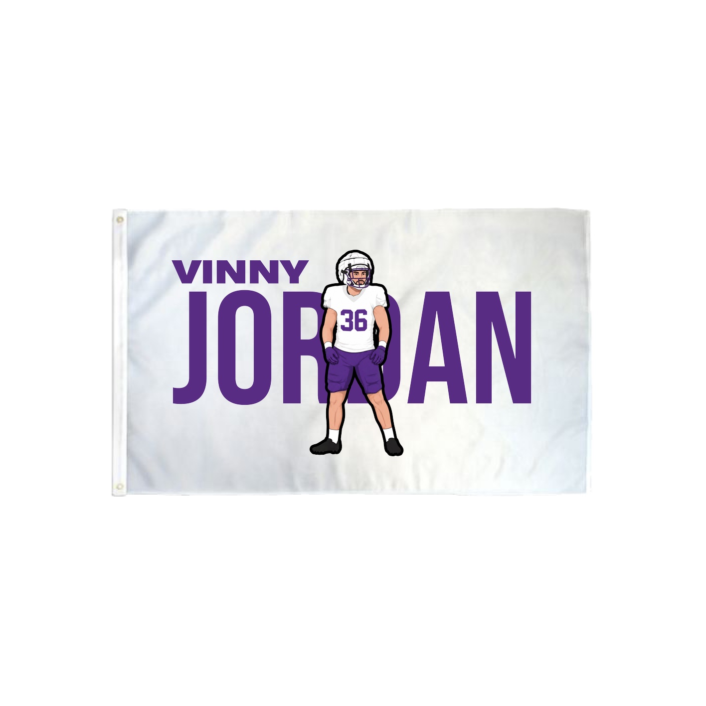 3x5 Flag — Player Name in Classic