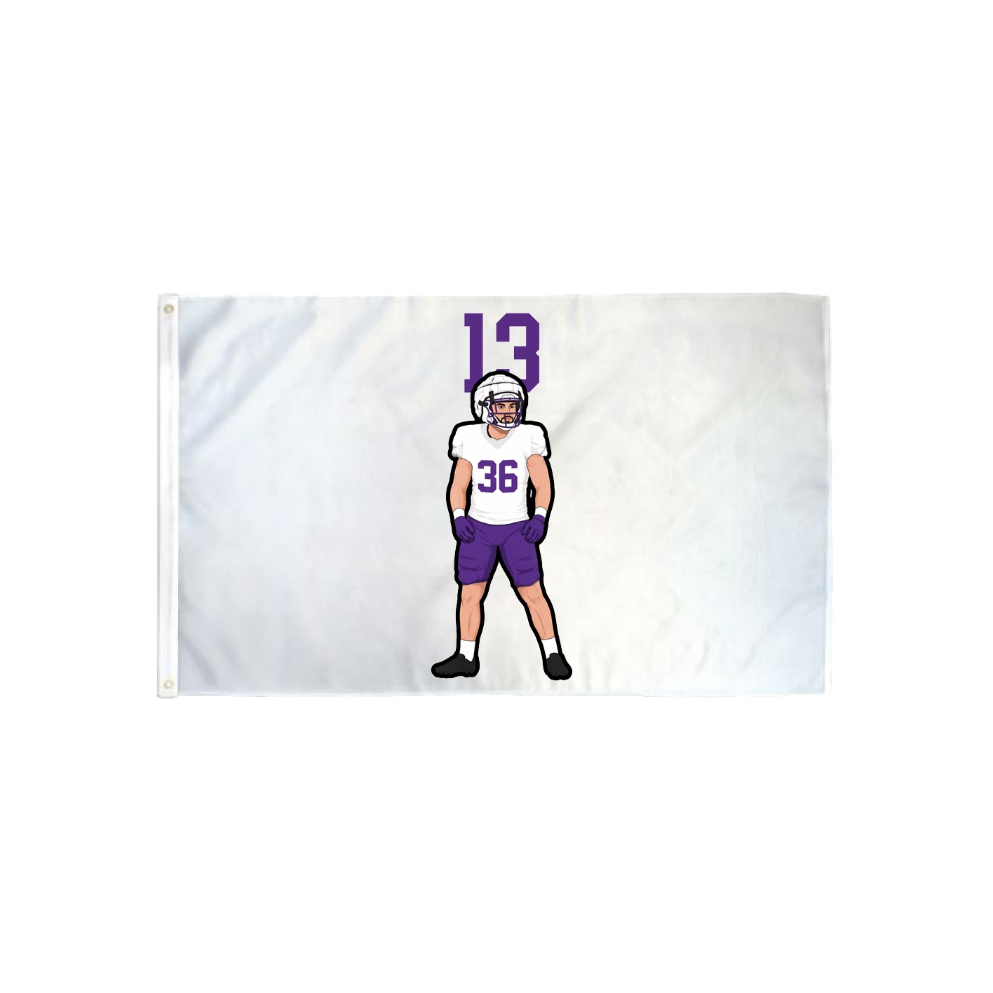 3x5 Flag — Number Top in Classic