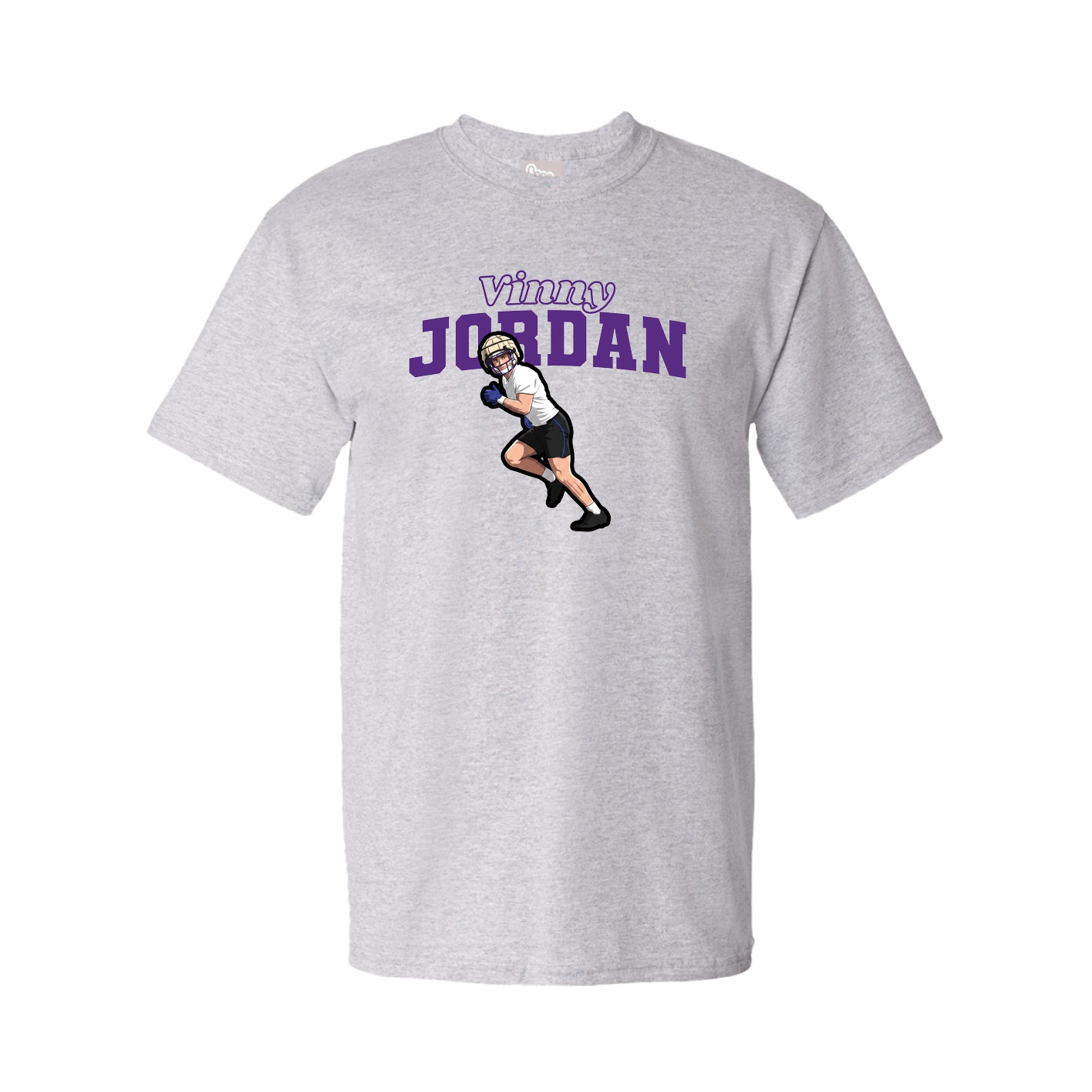 Tee — Name Arch in Grey