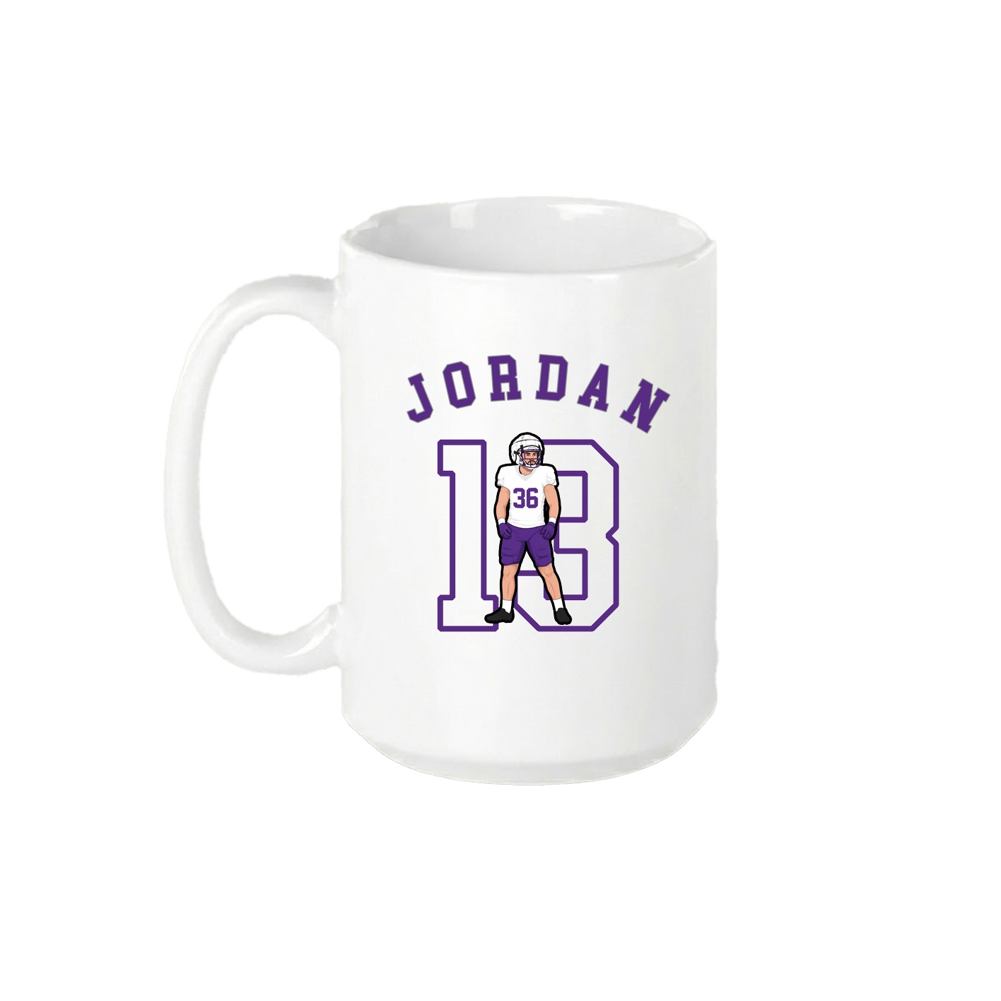 15oz Coffee Mug — Shirsey Arch in White