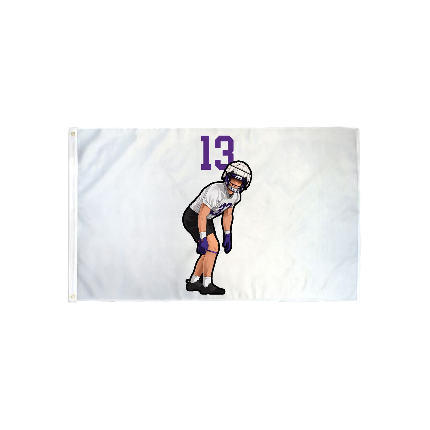 3x5 Flag — Number Top in Classic
