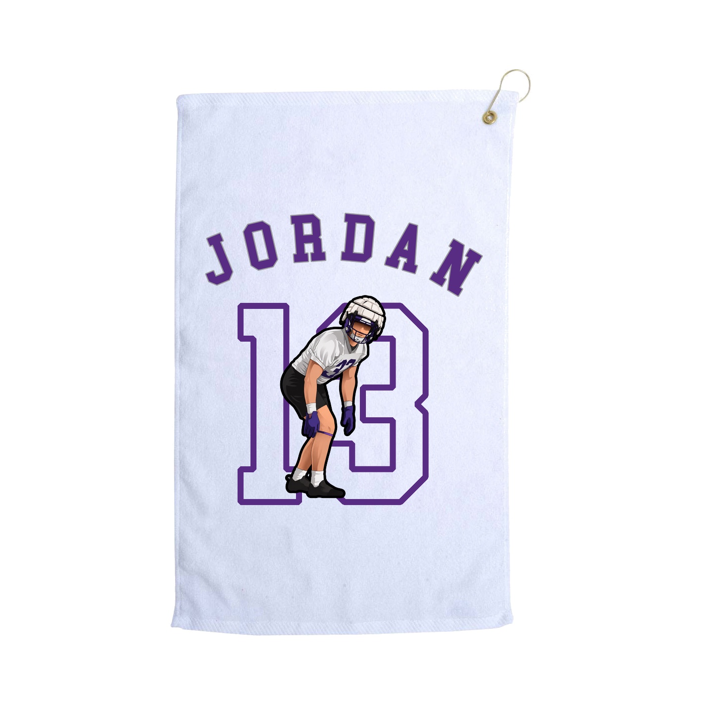 Golf Towel — Shirsey Arch in White