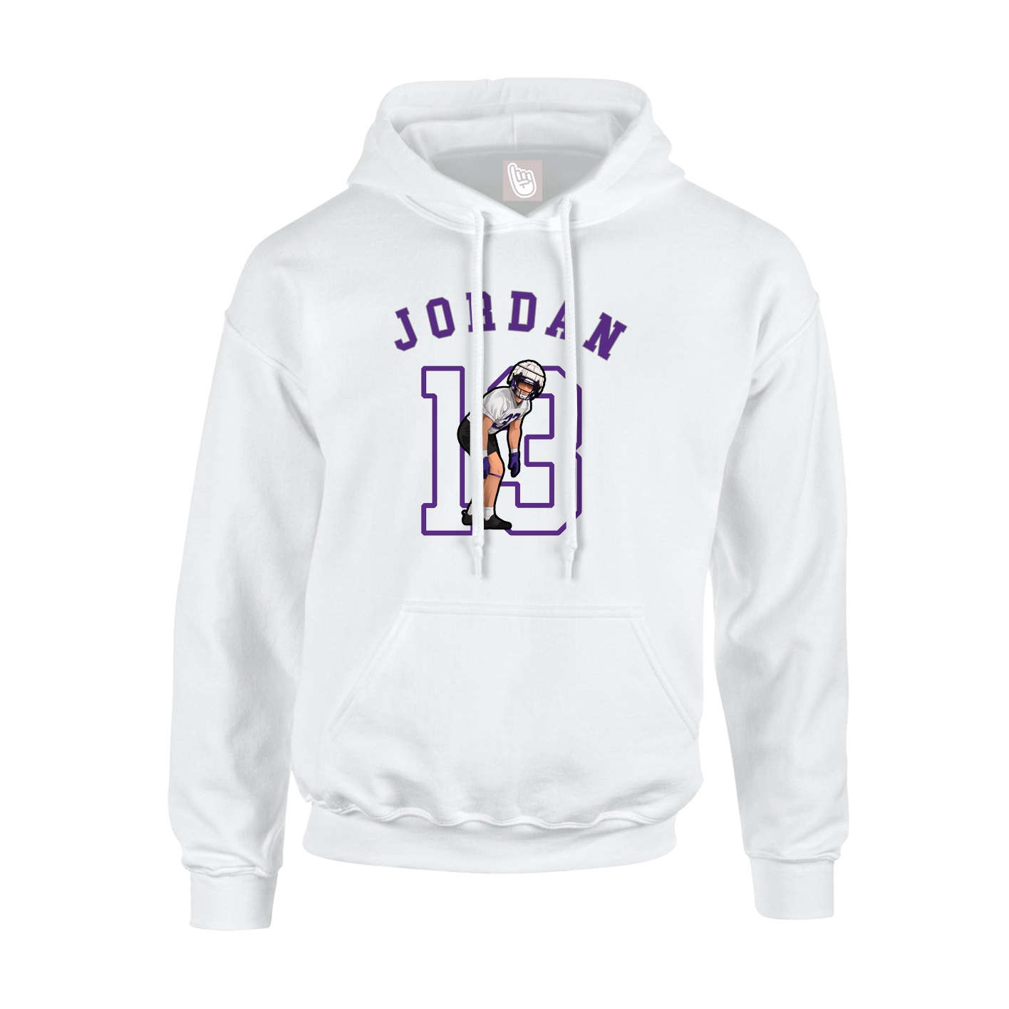 Hoodie — Shirsey Arch in White