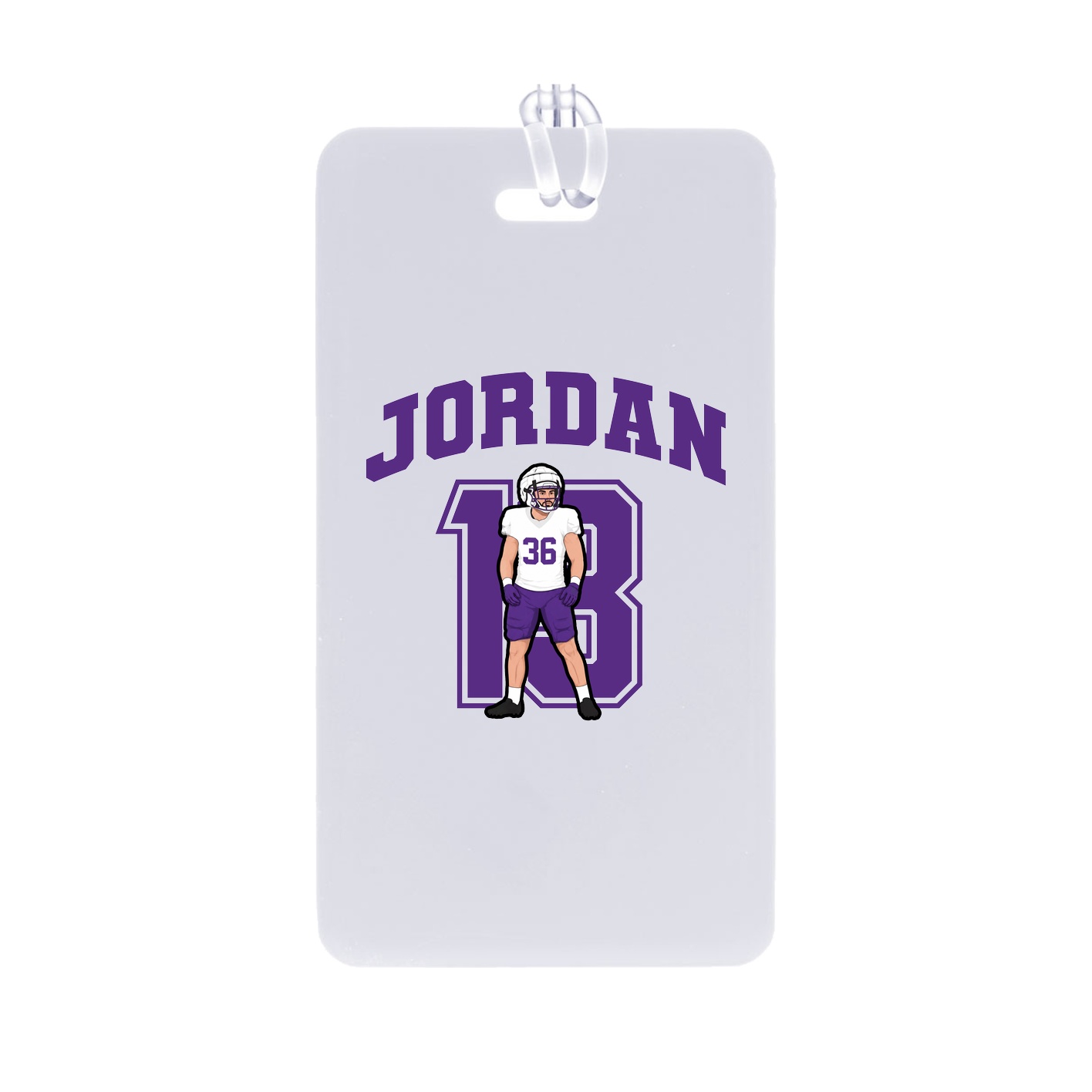 Bag Tag — Number in Classic
