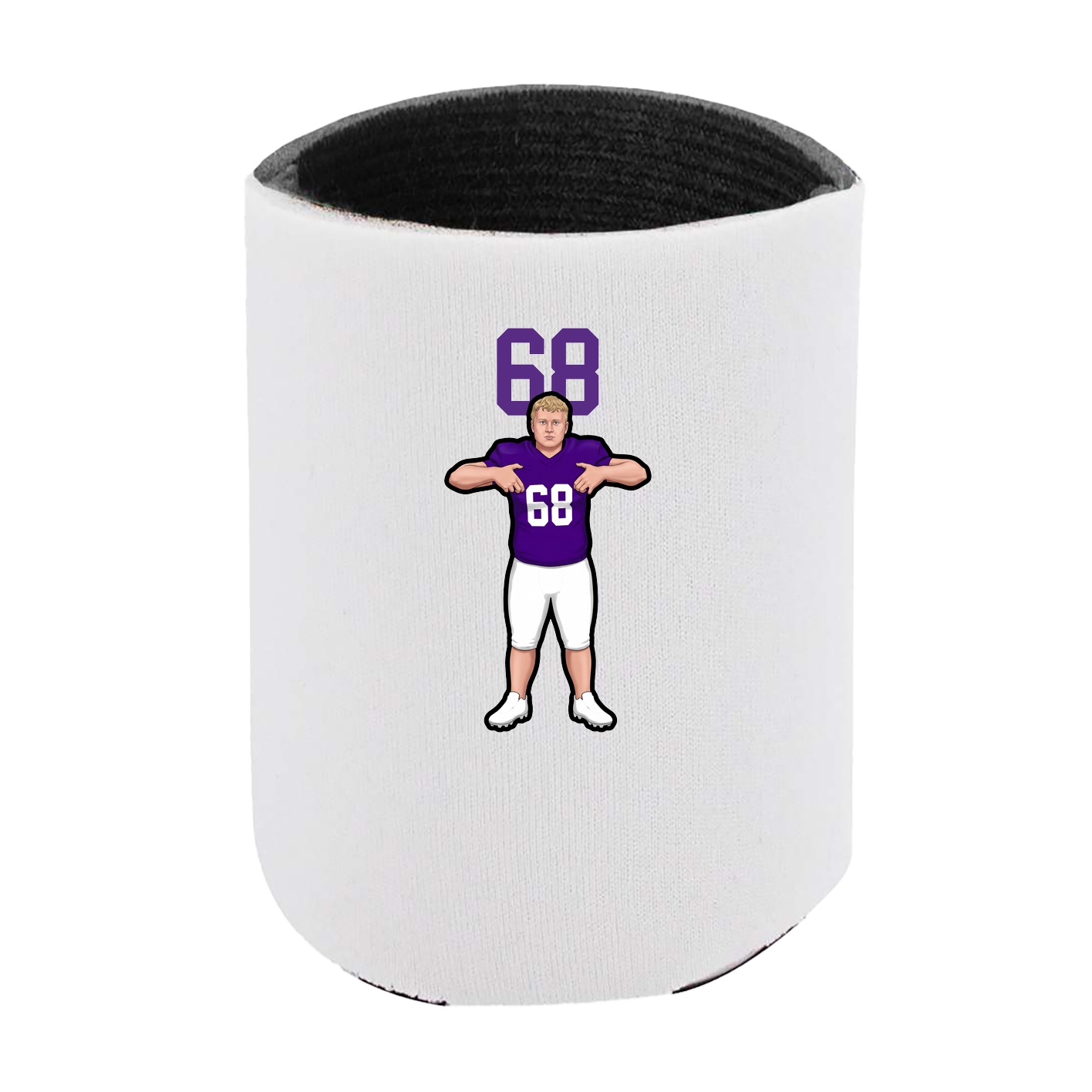 Can Holder — Number Top in White
