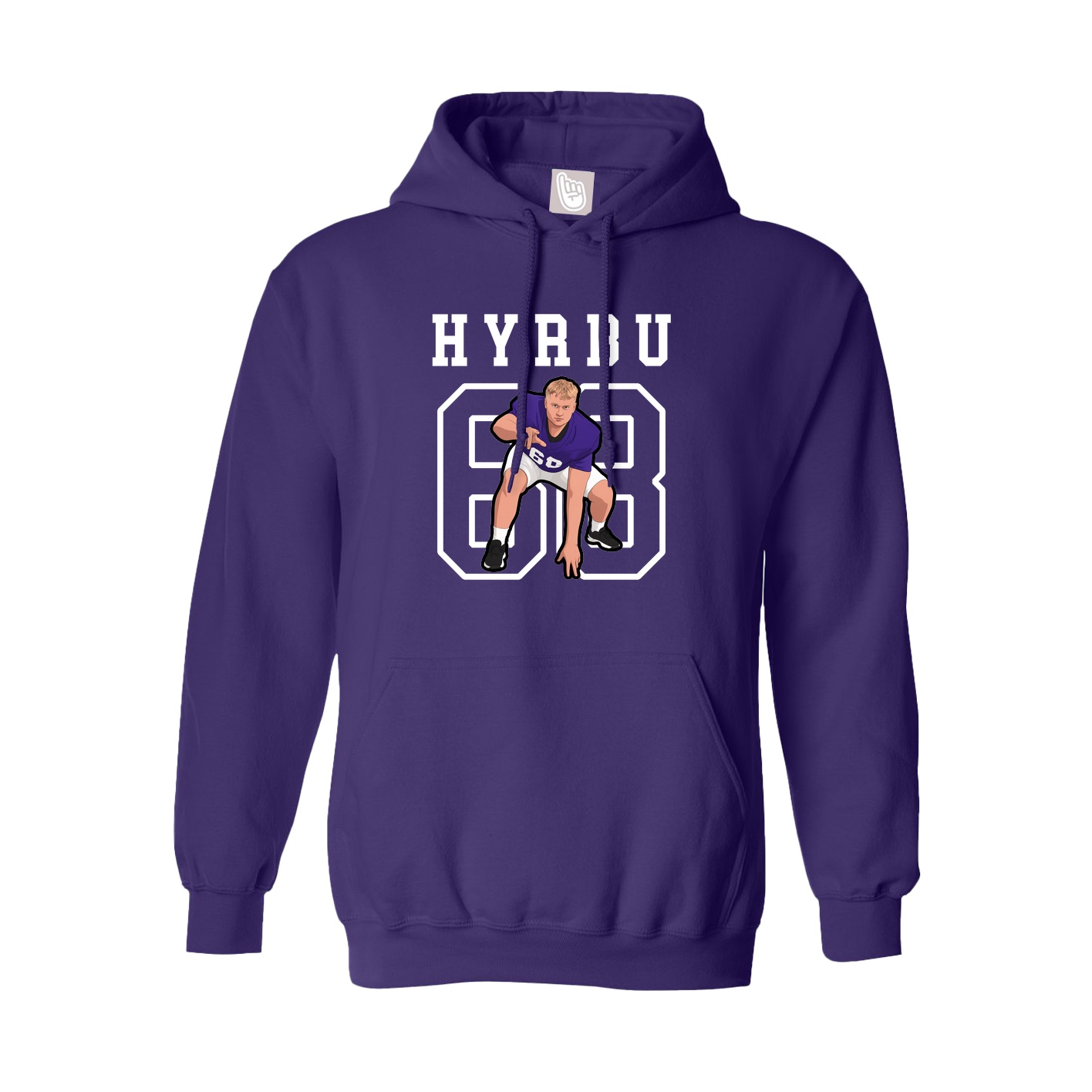 Hoodie — Shirsey in Purple