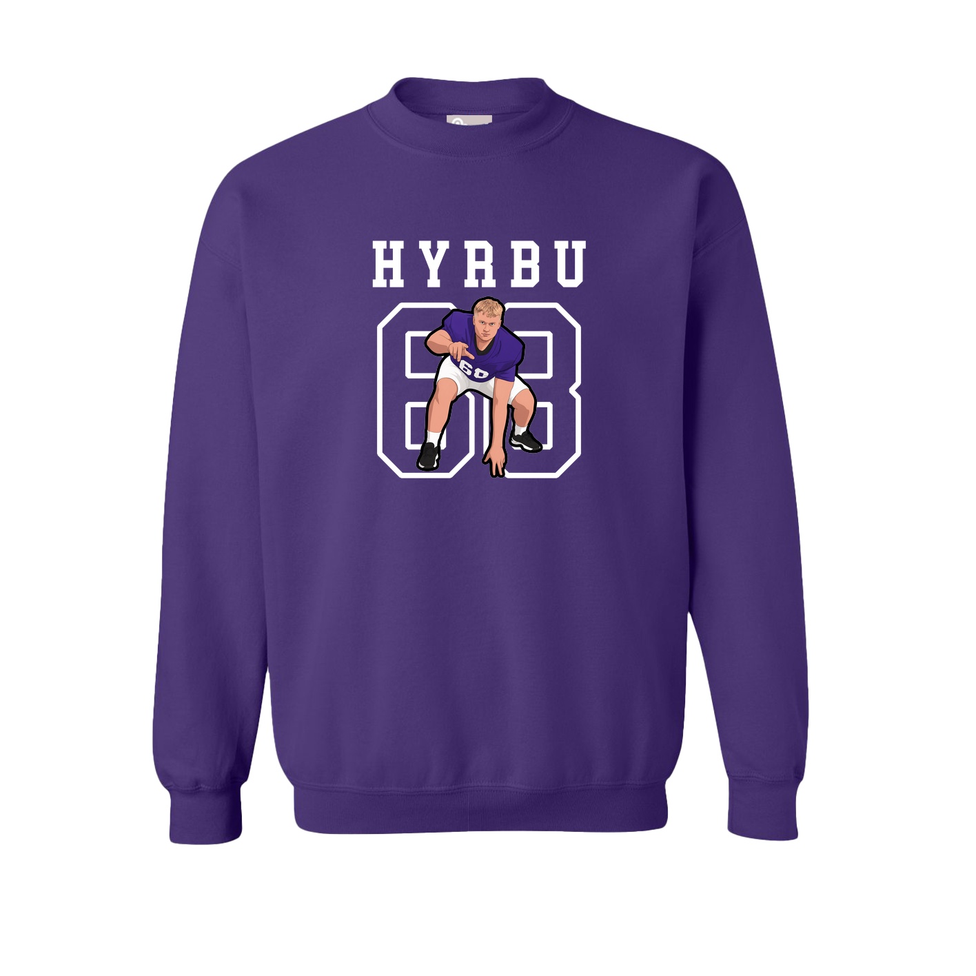 Fleece Crew — Shirsey in Purple