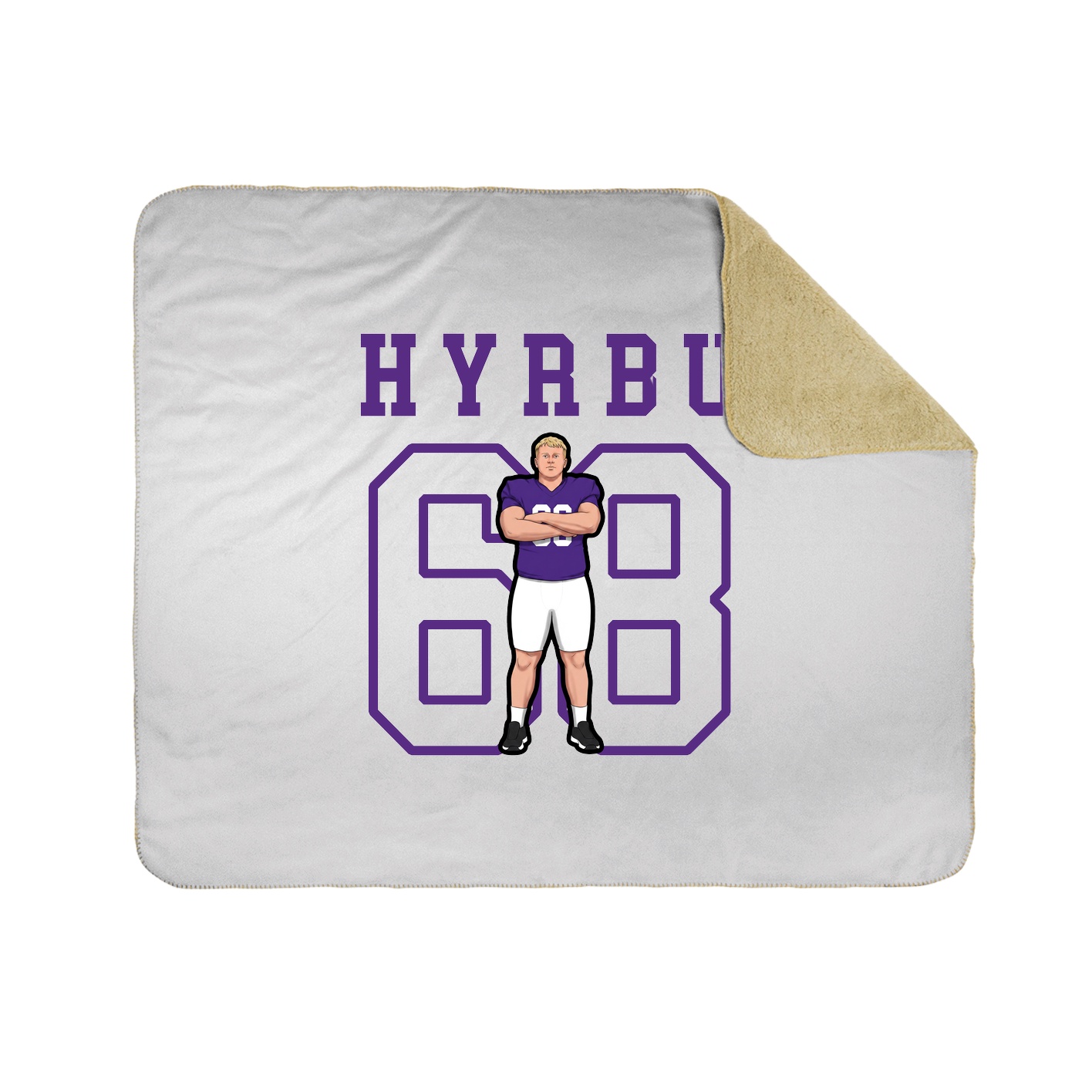 Throw Blanket — Shirsey in White