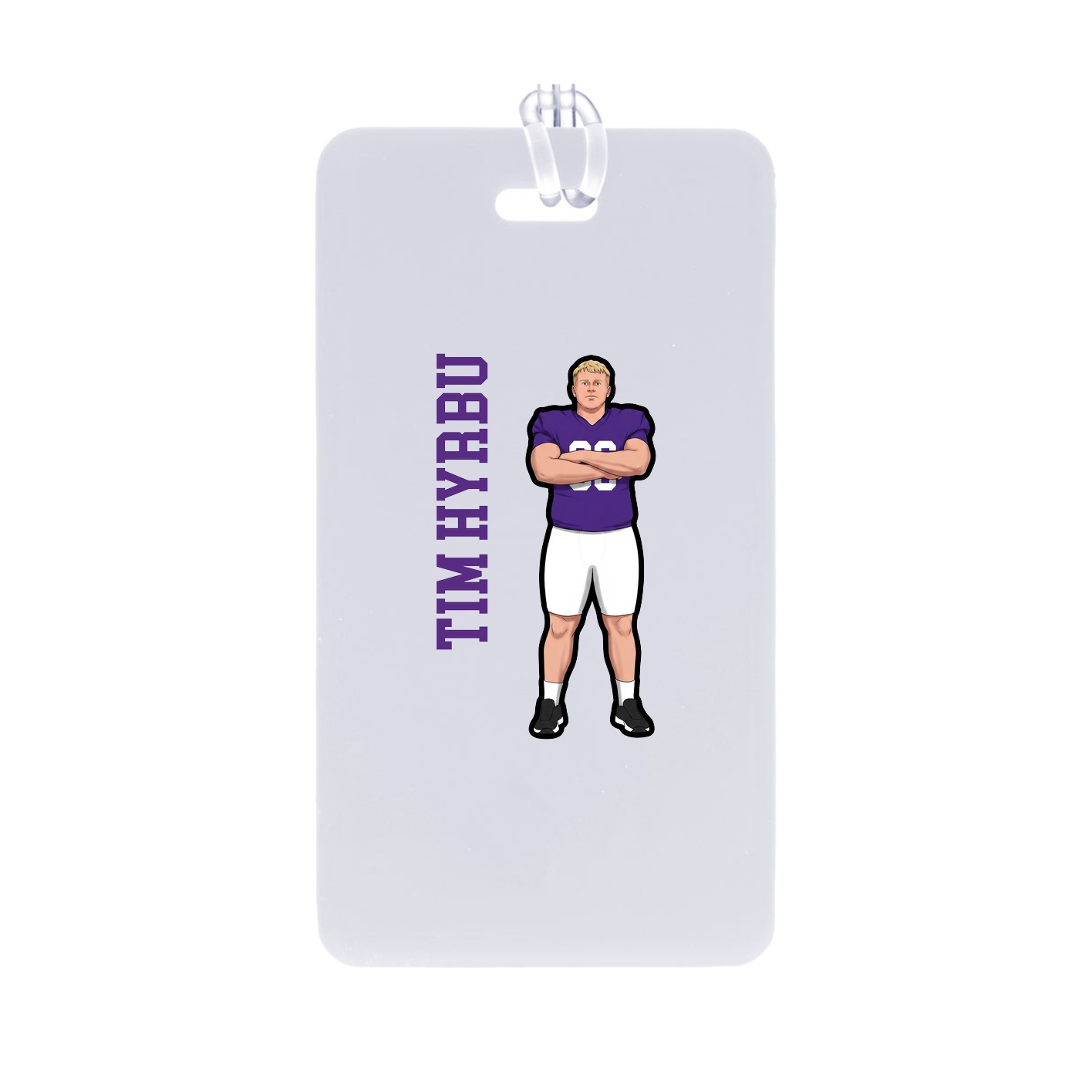 Bag Tag — Name Vertical in Classic