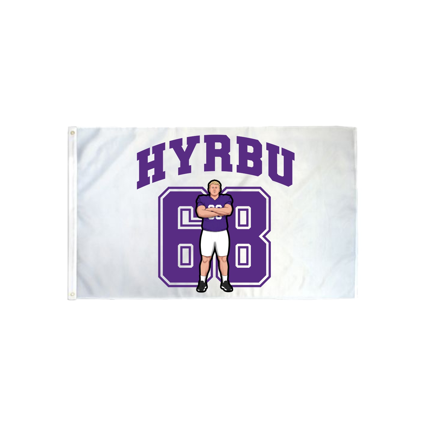 3x5 Flag — Number in Classic