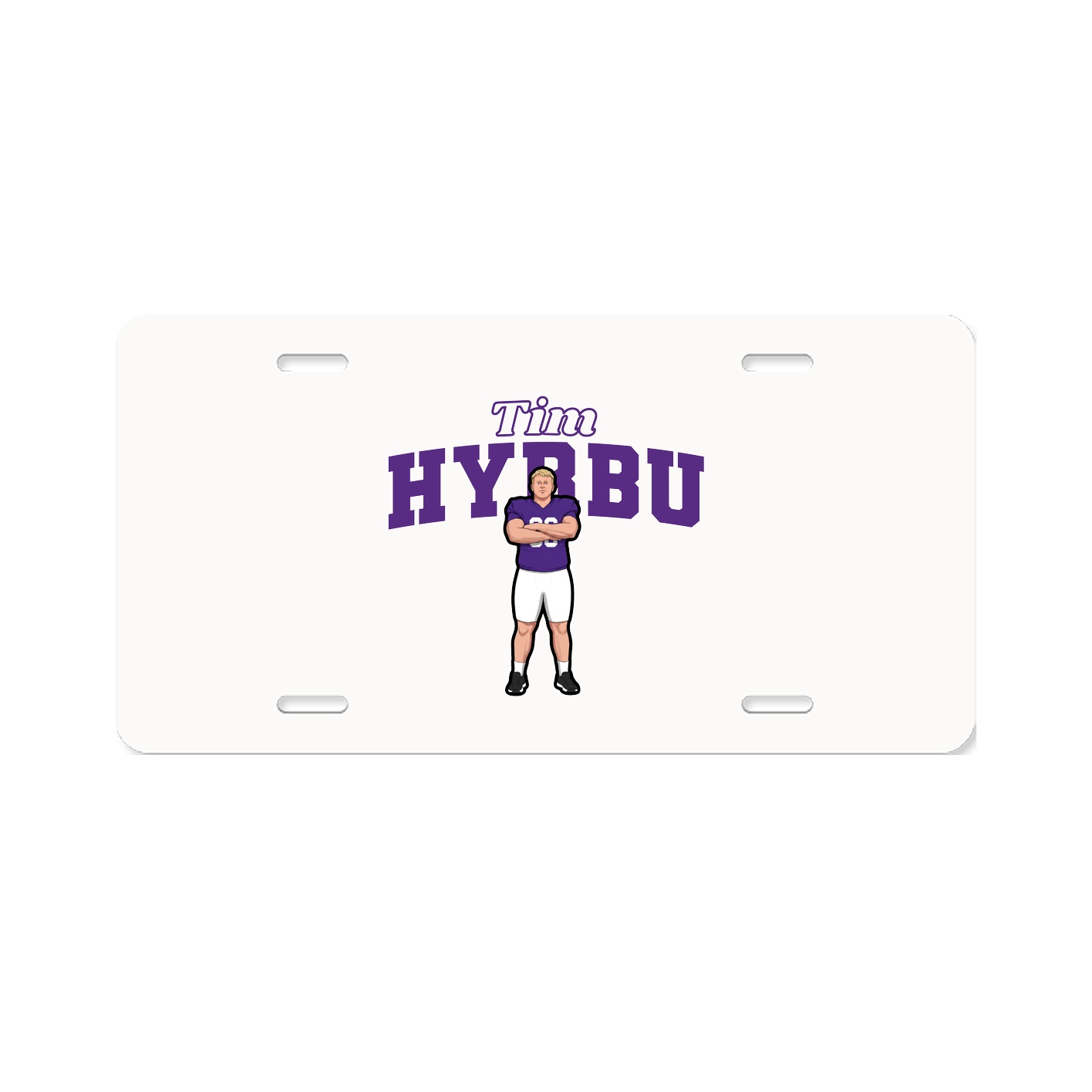 License Plate — Name Arch in Classic