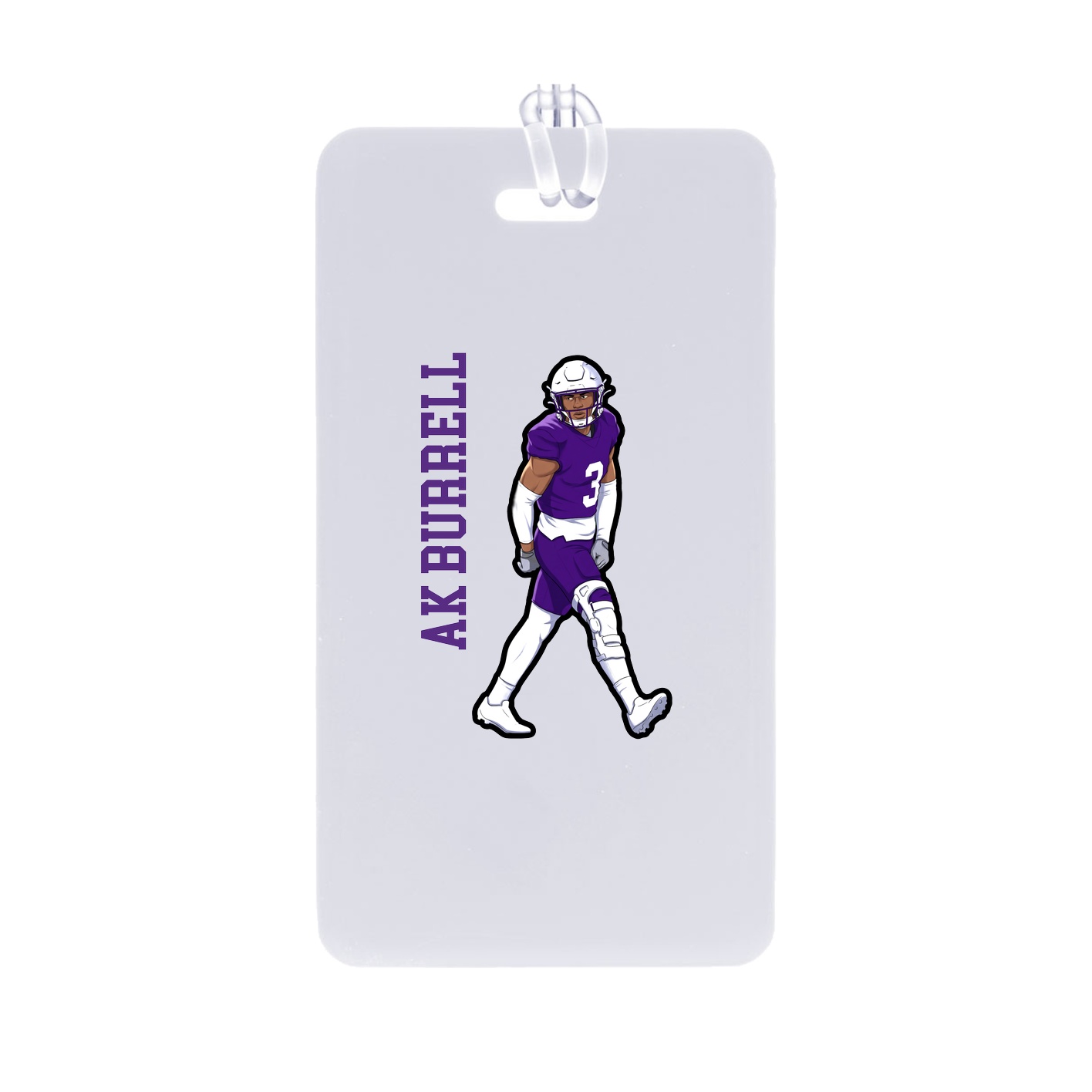 Bag Tag — Name Vertical in Classic