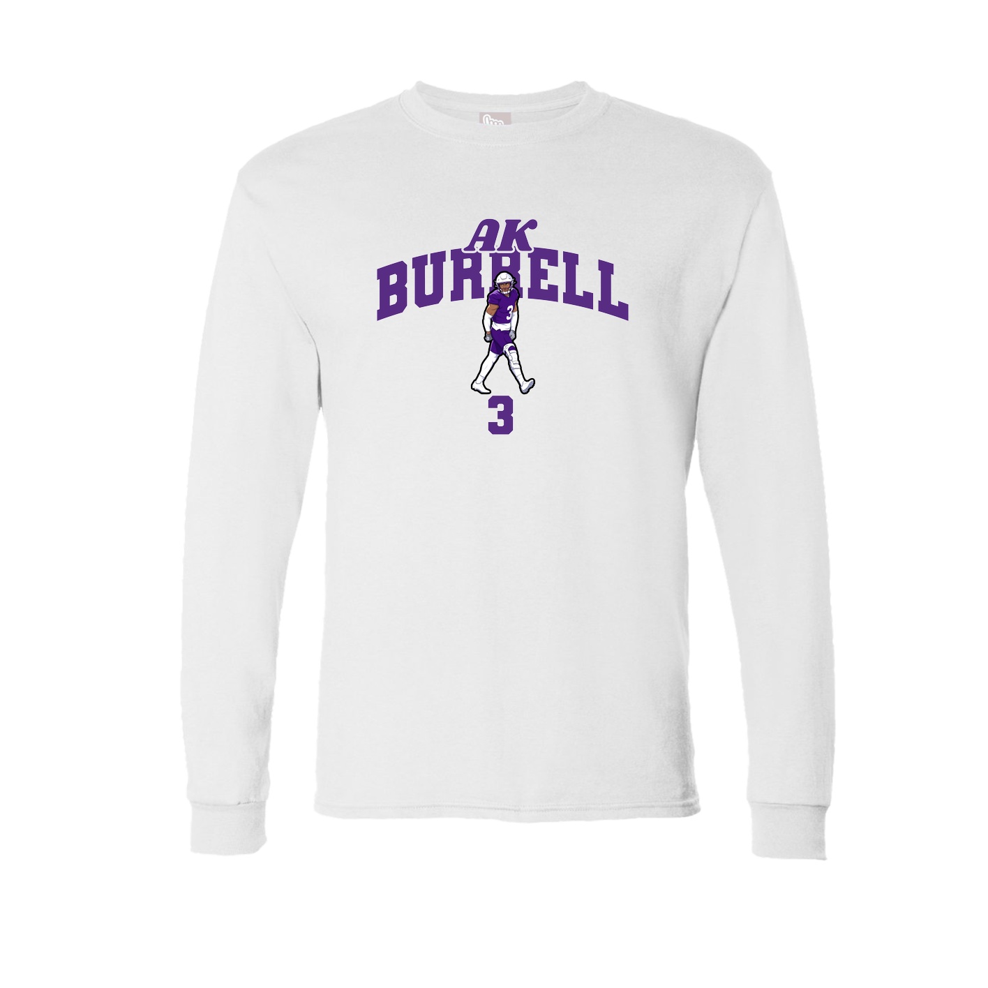 Long Sleeve Tee — Signature Arch in White