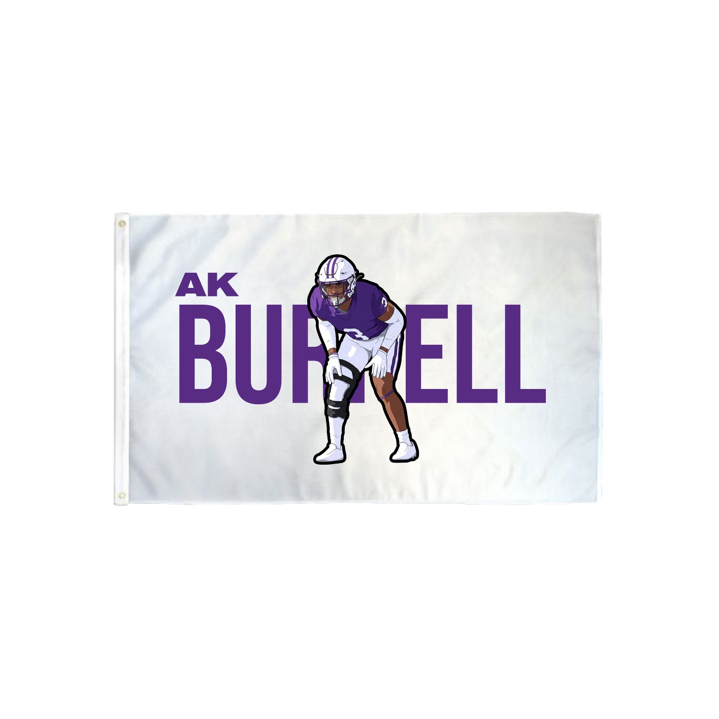 3x5 Flag — Player Name in Classic