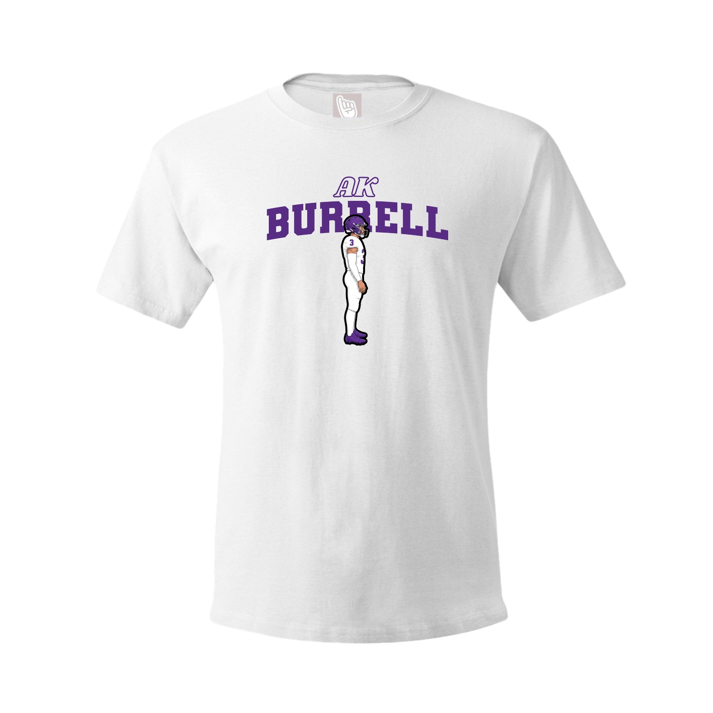 Tee — Name Arch in White