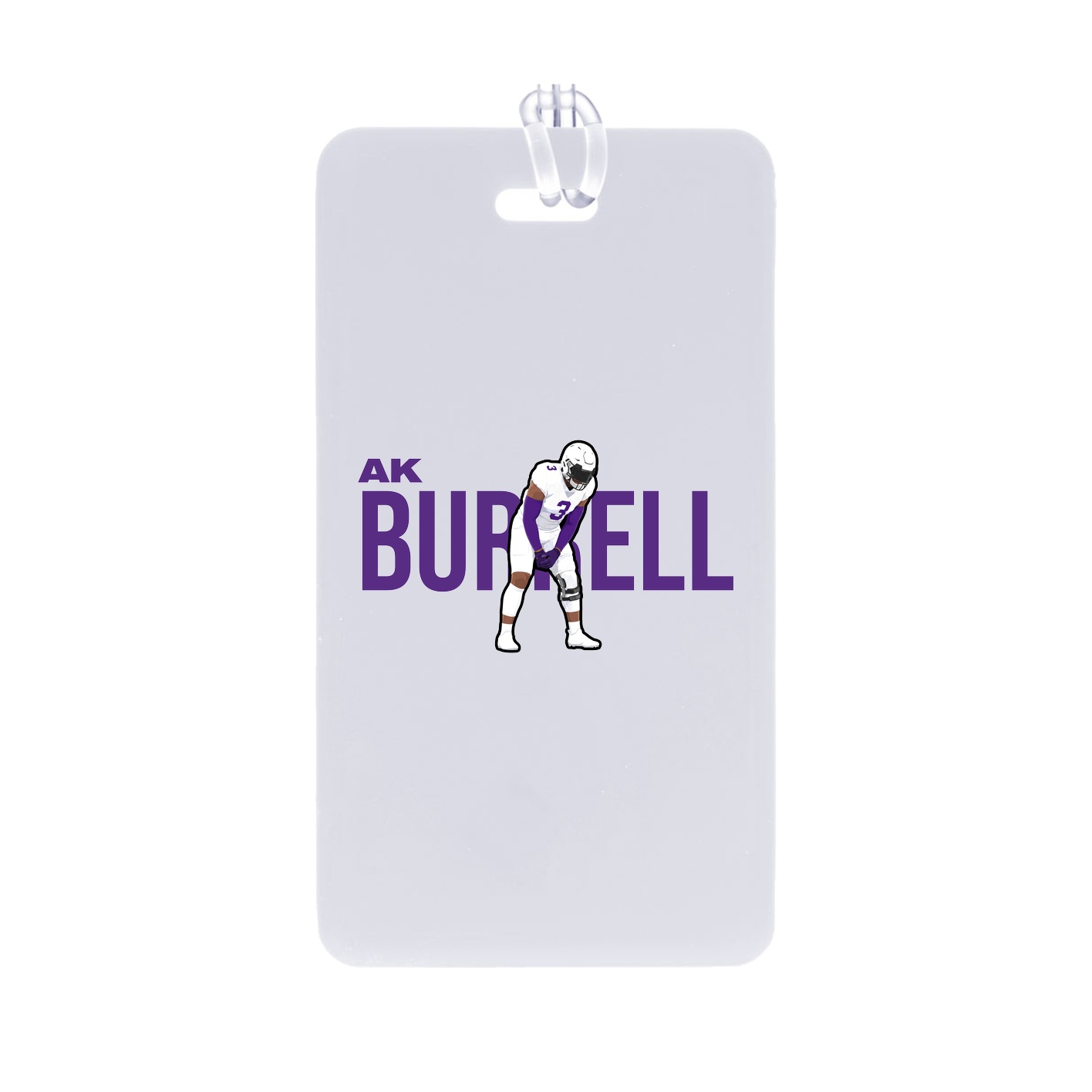 Bag Tag — Player Name in Classic