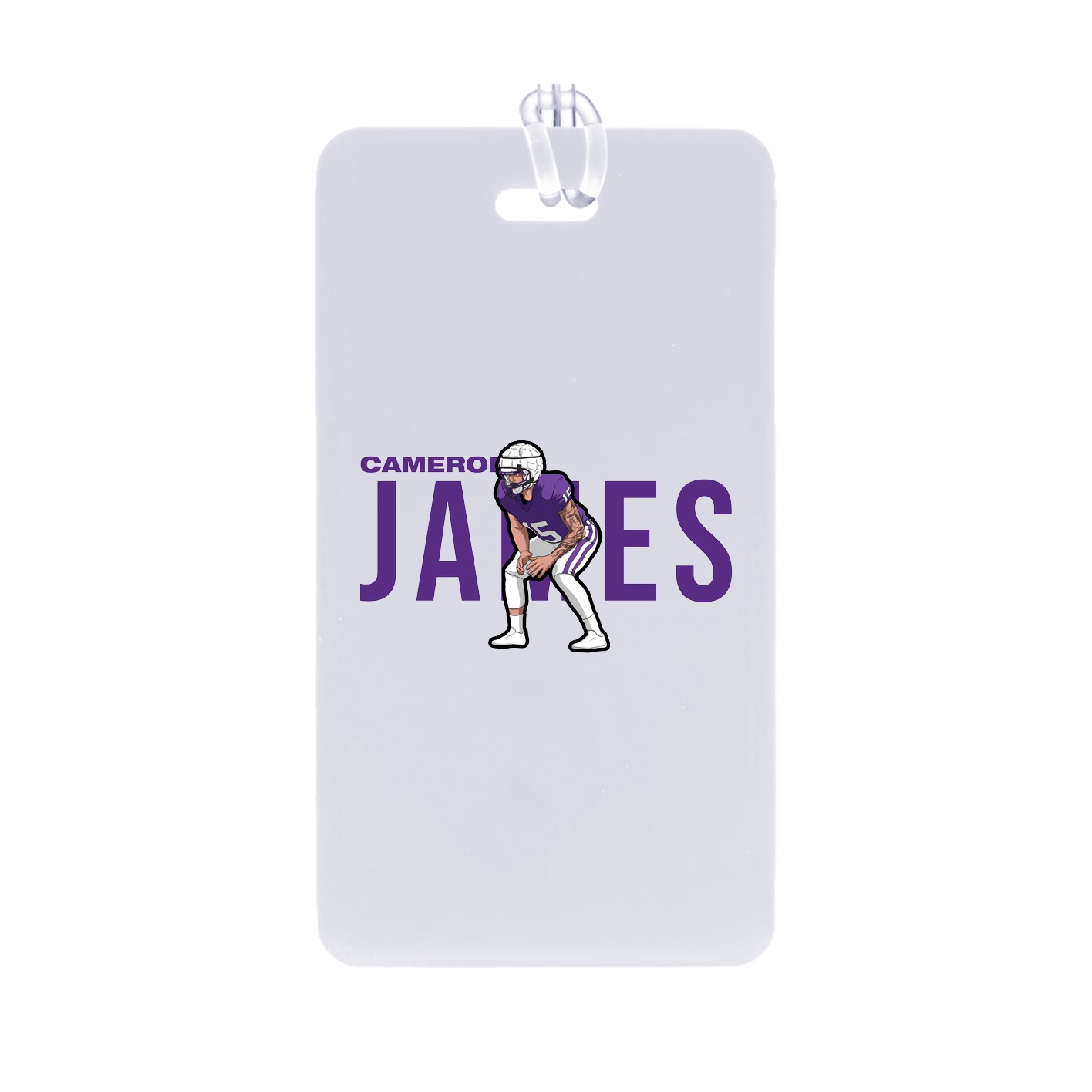 Bag Tag — Player Name in Classic