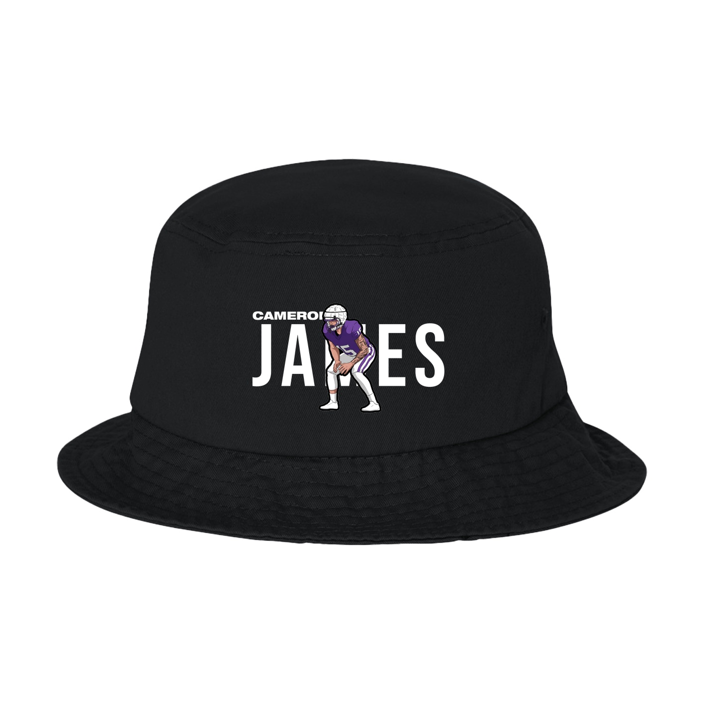 Bucket Cap — Player Name in Black
