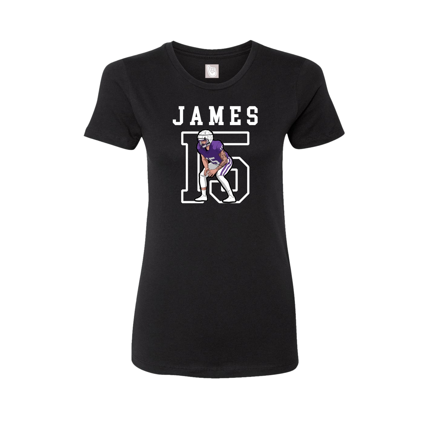 Fitted Women's Tee — Shirsey in Black