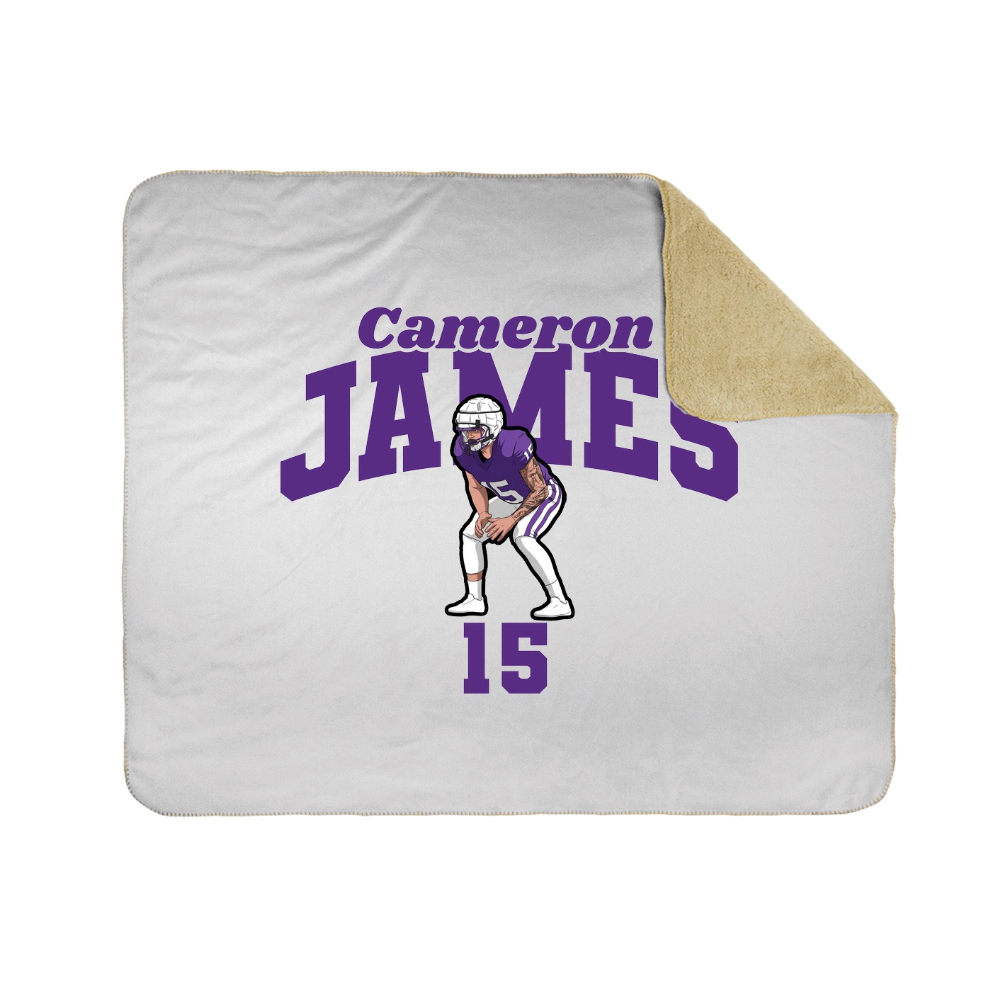 Throw Blanket — Signature Arch in White