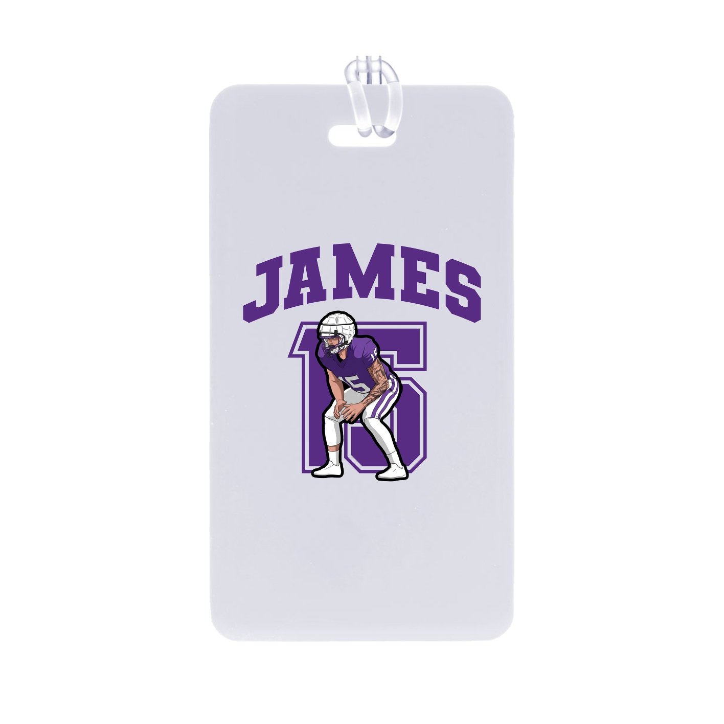 Bag Tag — Number in Classic