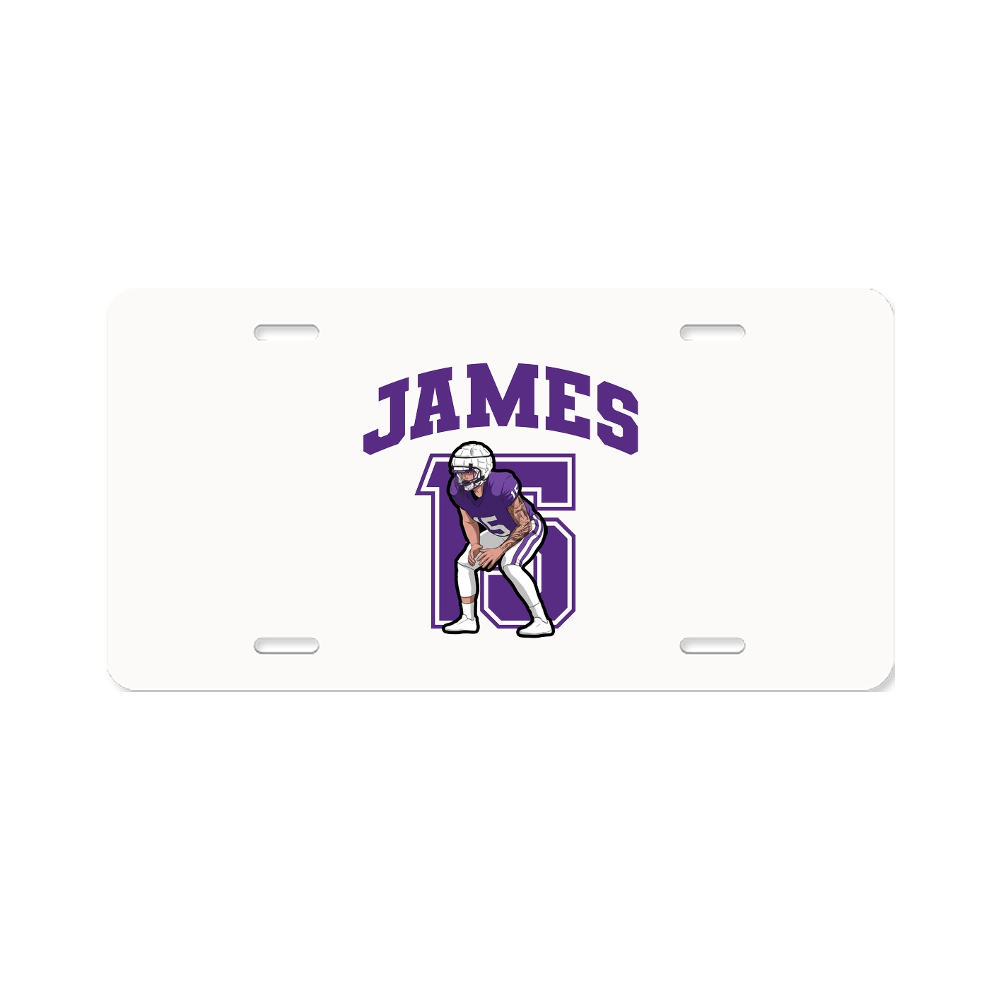 License Plate — Number in Classic