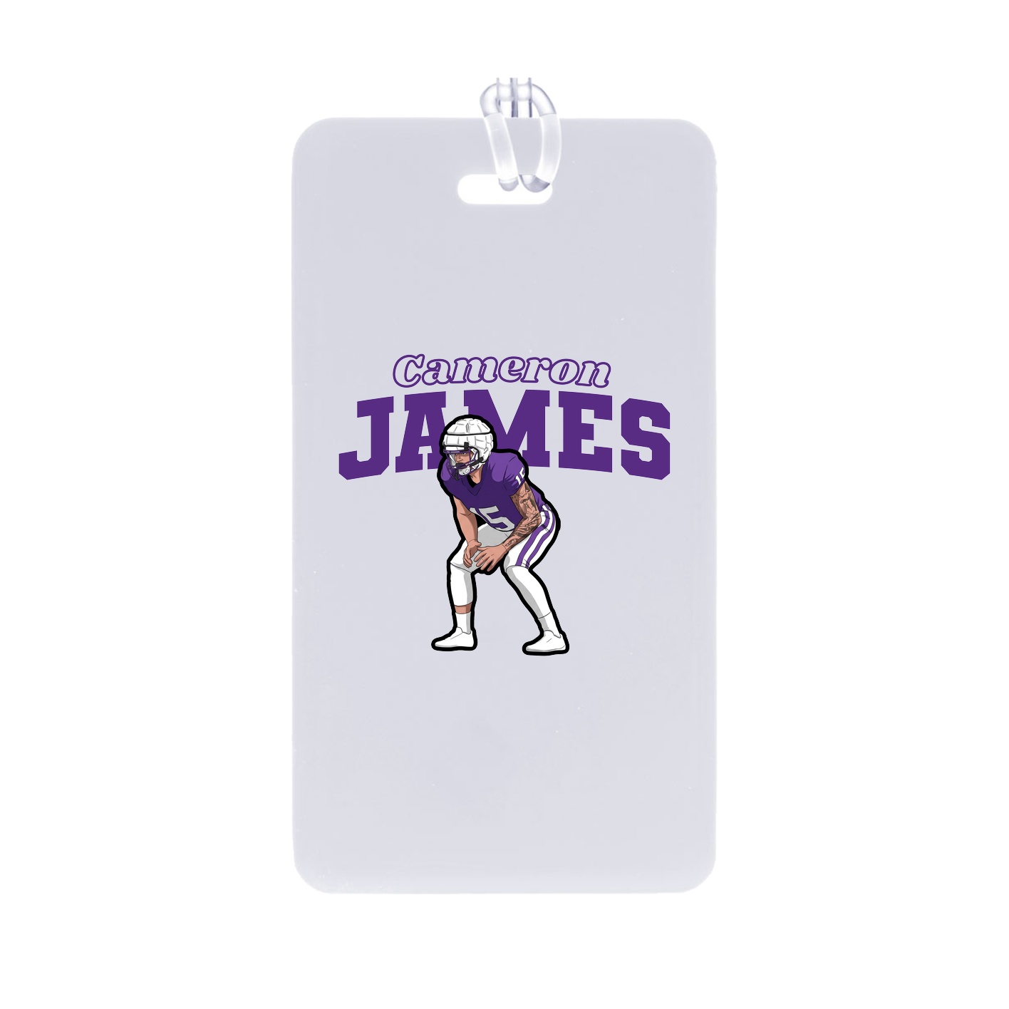 Bag Tag — Name Arch in Classic