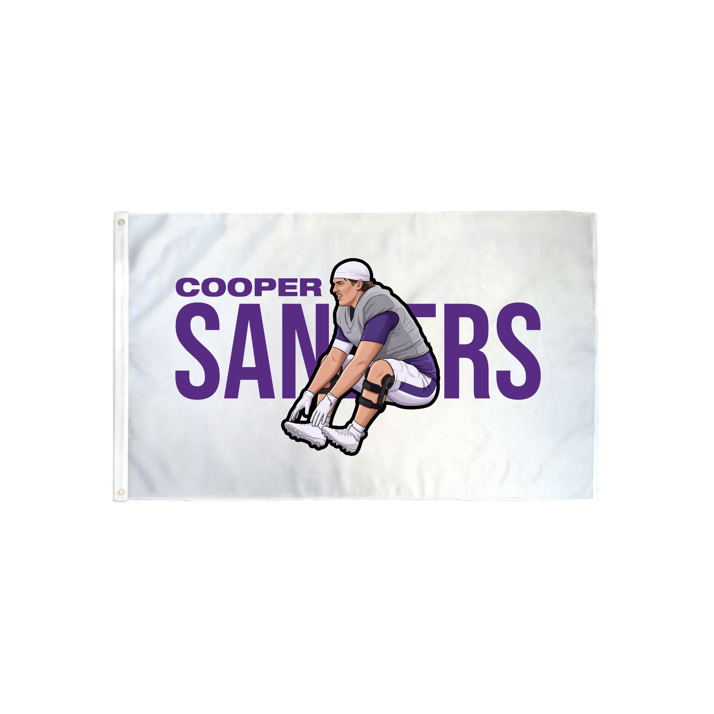 3x5 Flag — Player Name in Classic