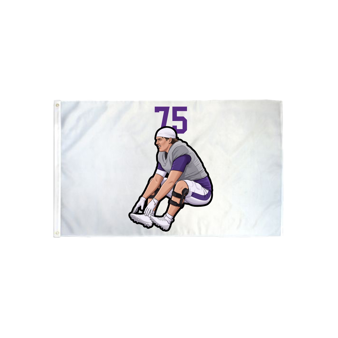 3x5 Flag — Number Top in Classic
