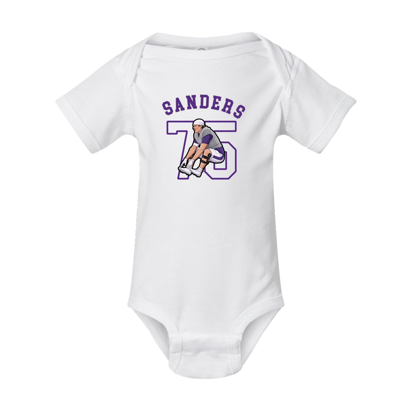 Baby Onesie — Shirsey Arch in White
