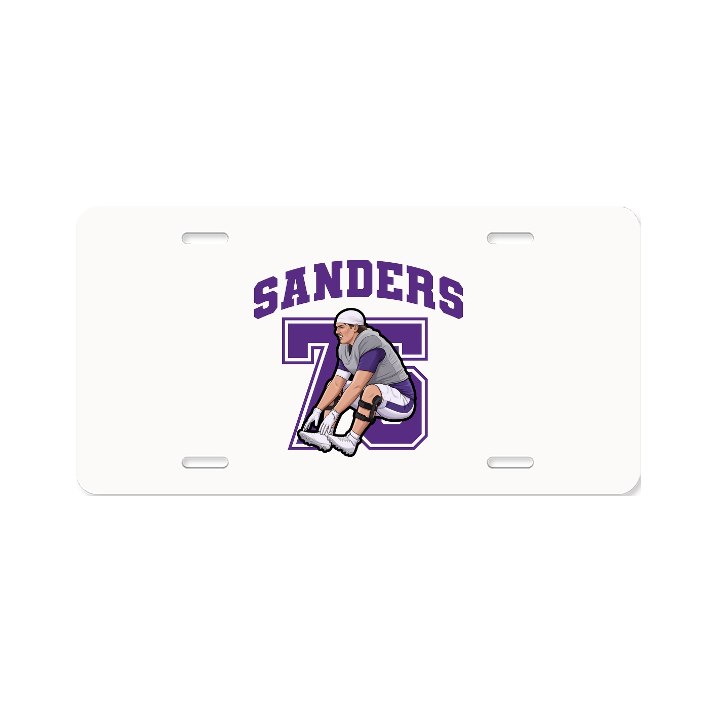License Plate — Number in Classic