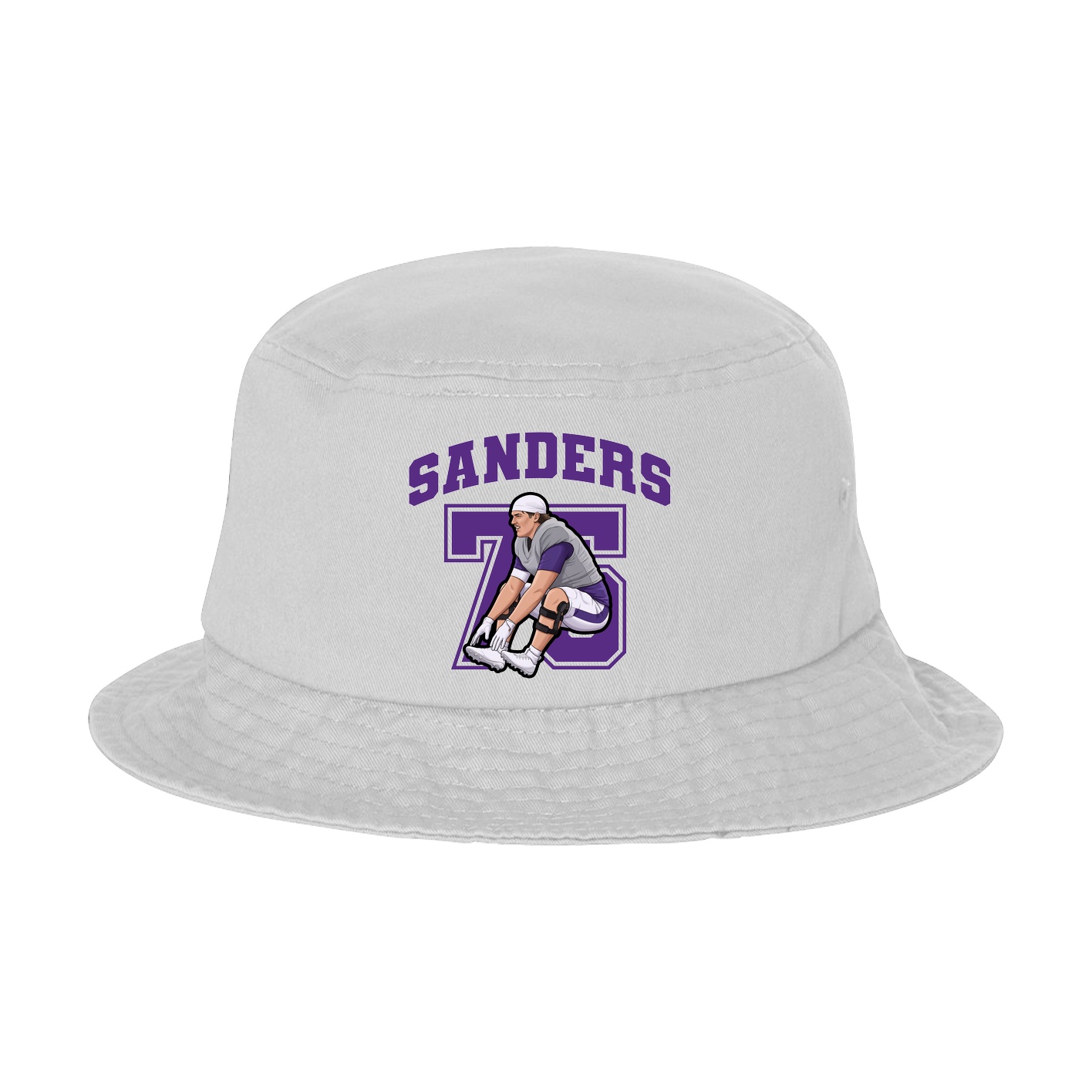 Bucket Cap — Number in White