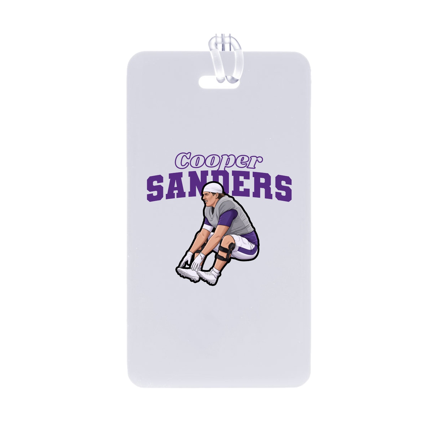 Bag Tag — Name Arch in Classic