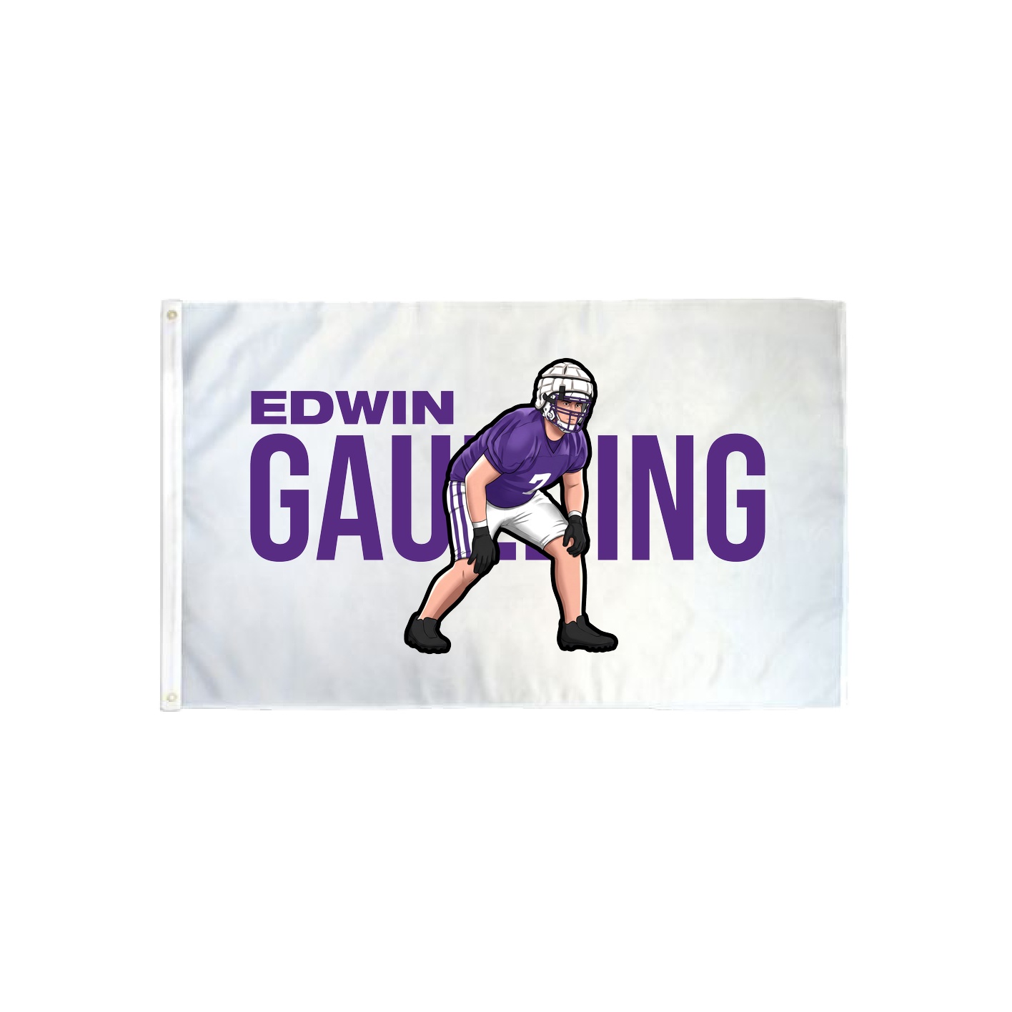 3x5 Flag — Player Name in Classic