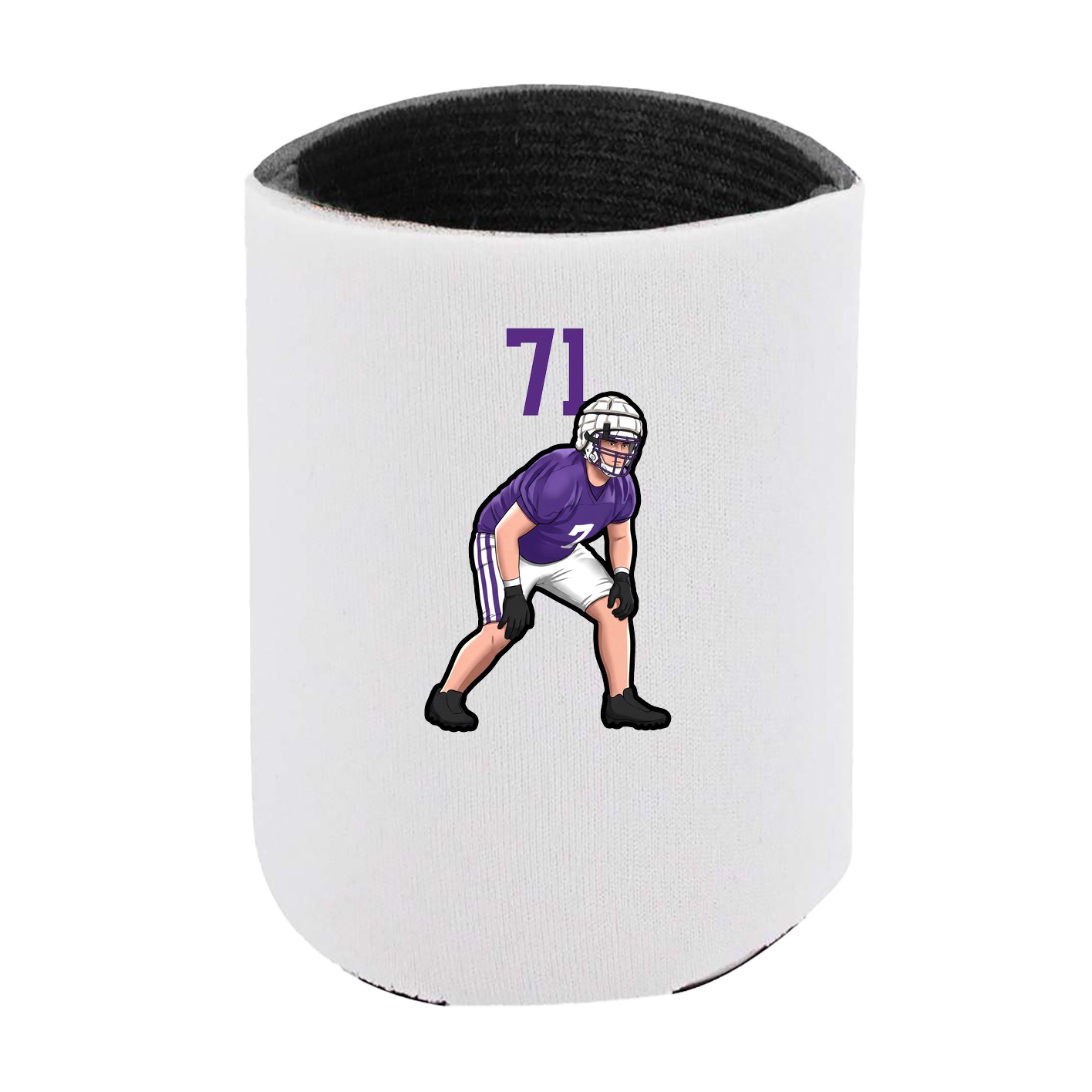 Can Holder — Number Top in White