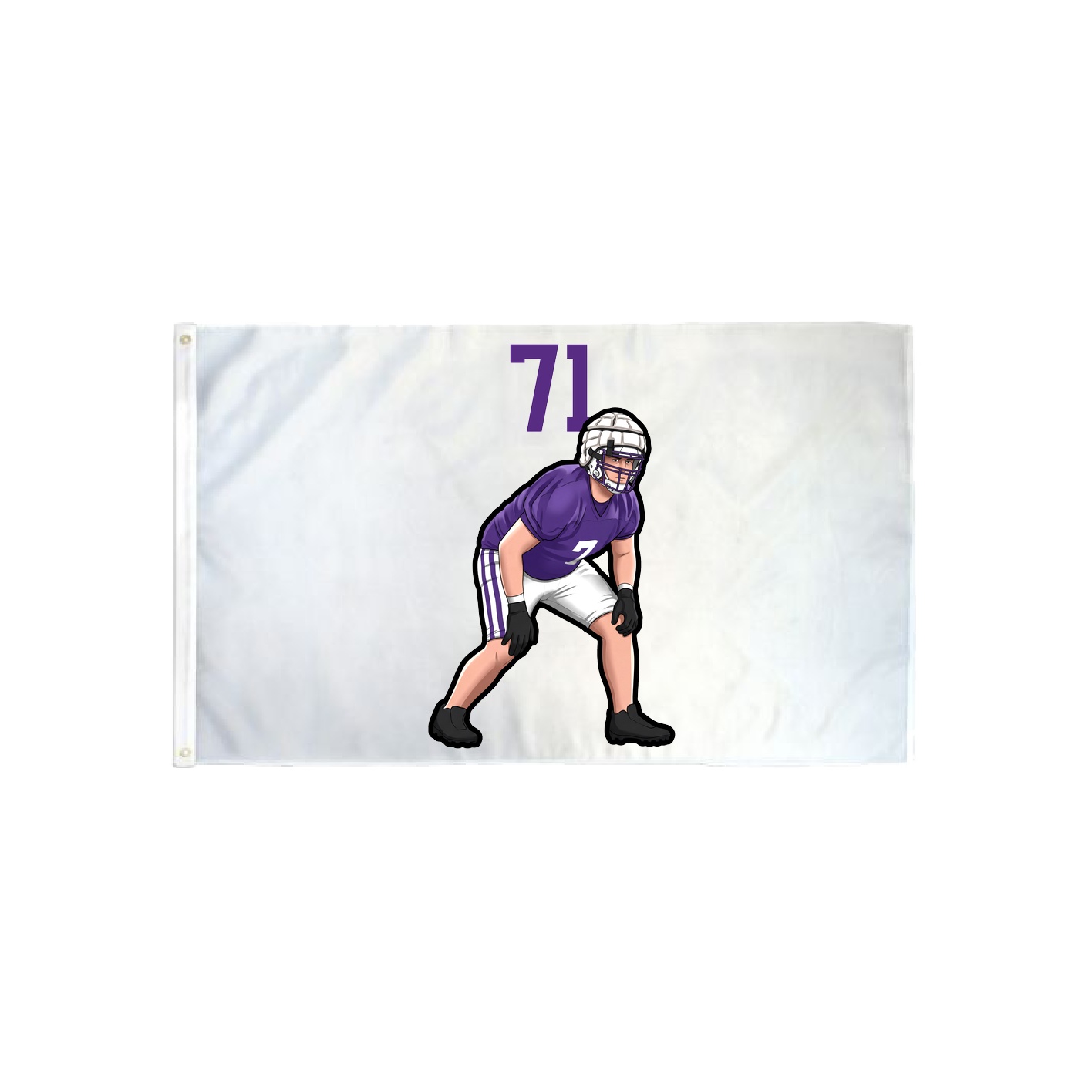 3x5 Flag — Number Top in Classic