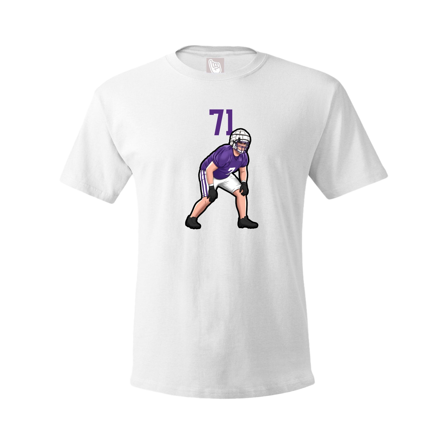Tee — Number Top in White