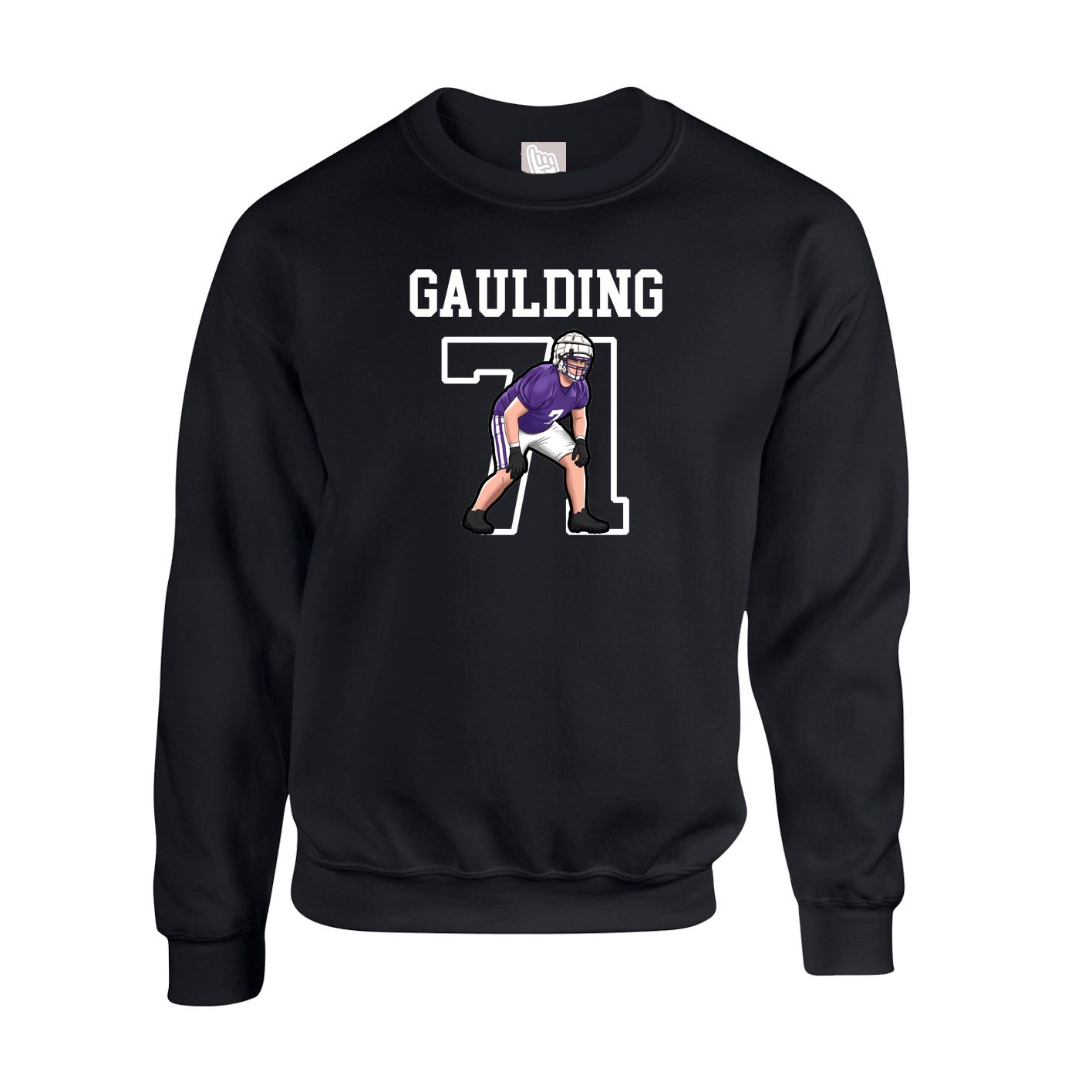 Fleece Crew — Shirsey in Black