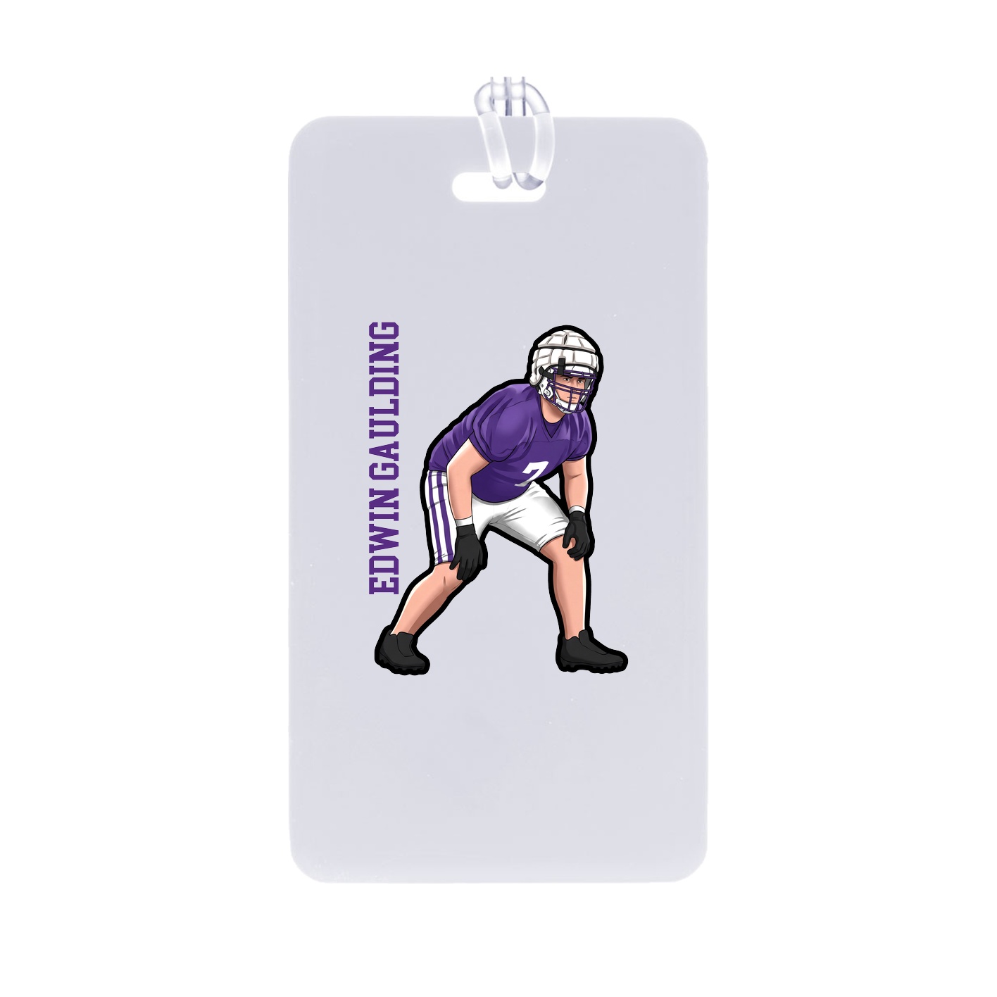 Bag Tag — Name Vertical in Classic