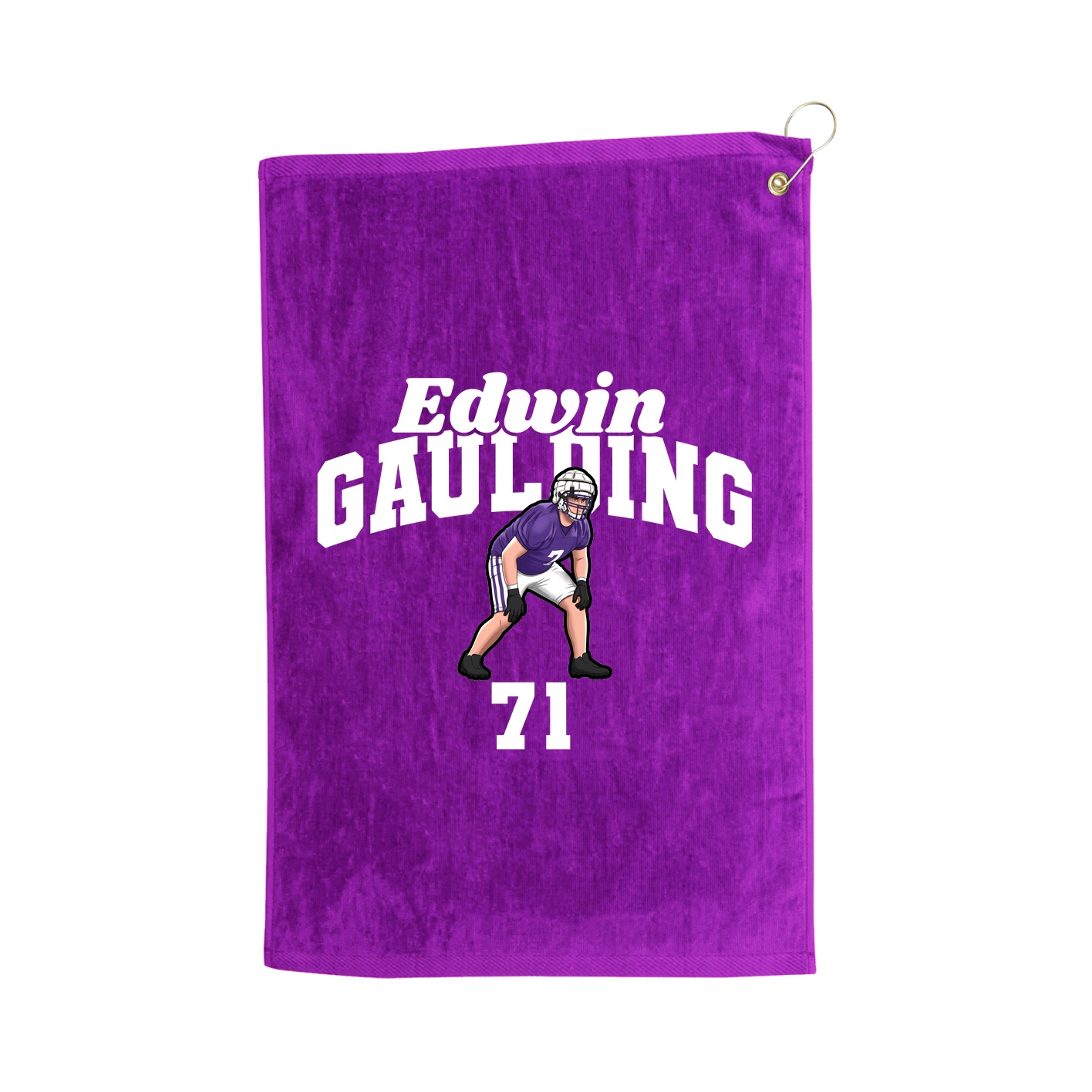 Golf Towel — Signature Arch in Purple