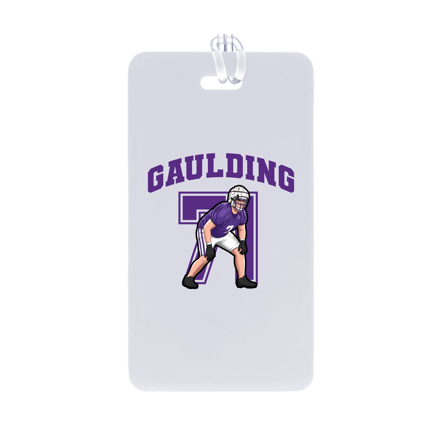 Bag Tag — Number in Classic