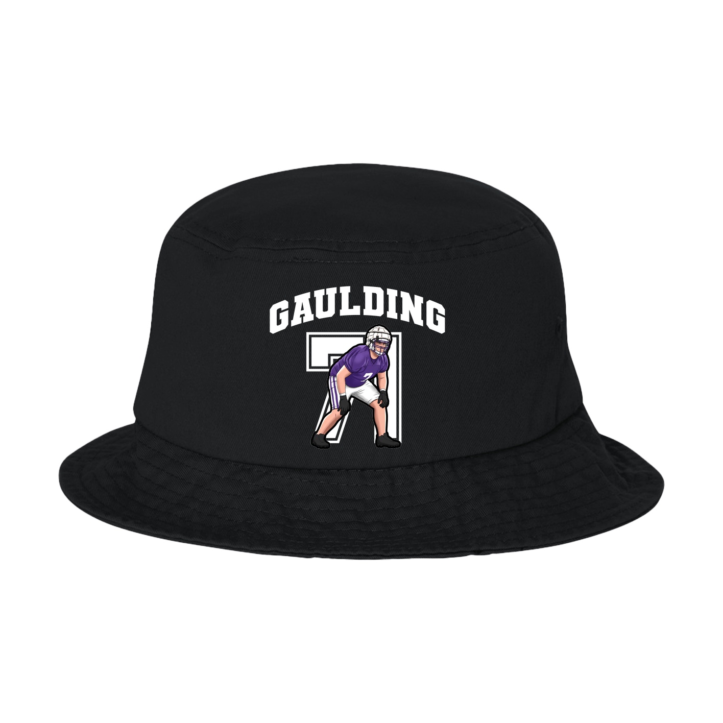 Bucket Cap — Number in Black