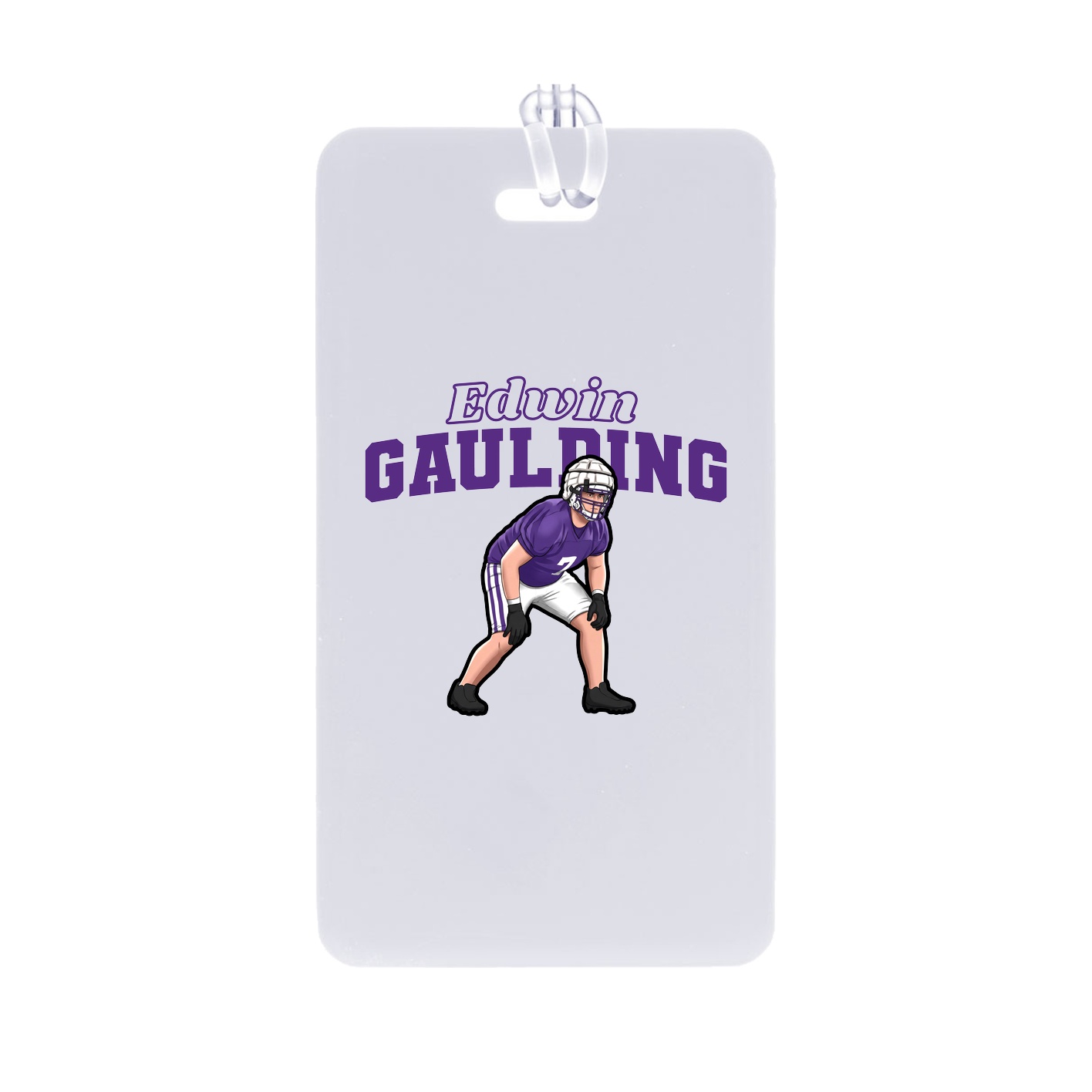 Bag Tag — Name Arch in Classic