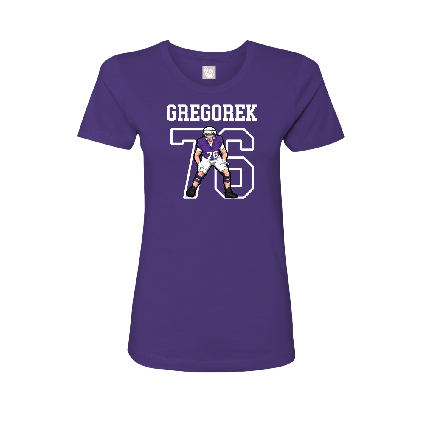 Fitted Women's Tee — Shirsey in Purple